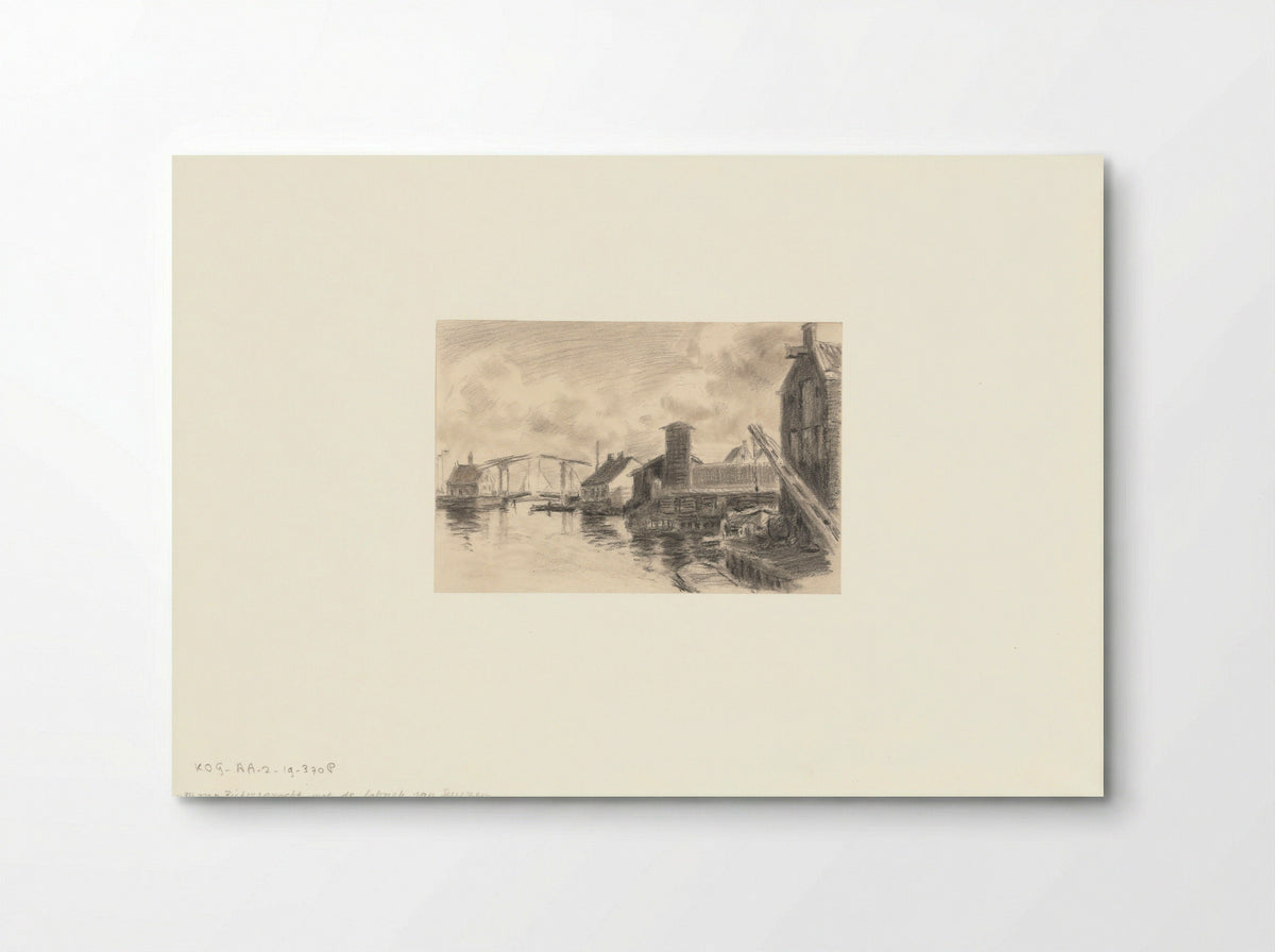 Gezicht op de Realengracht - Anthonie van Teijn - Poster