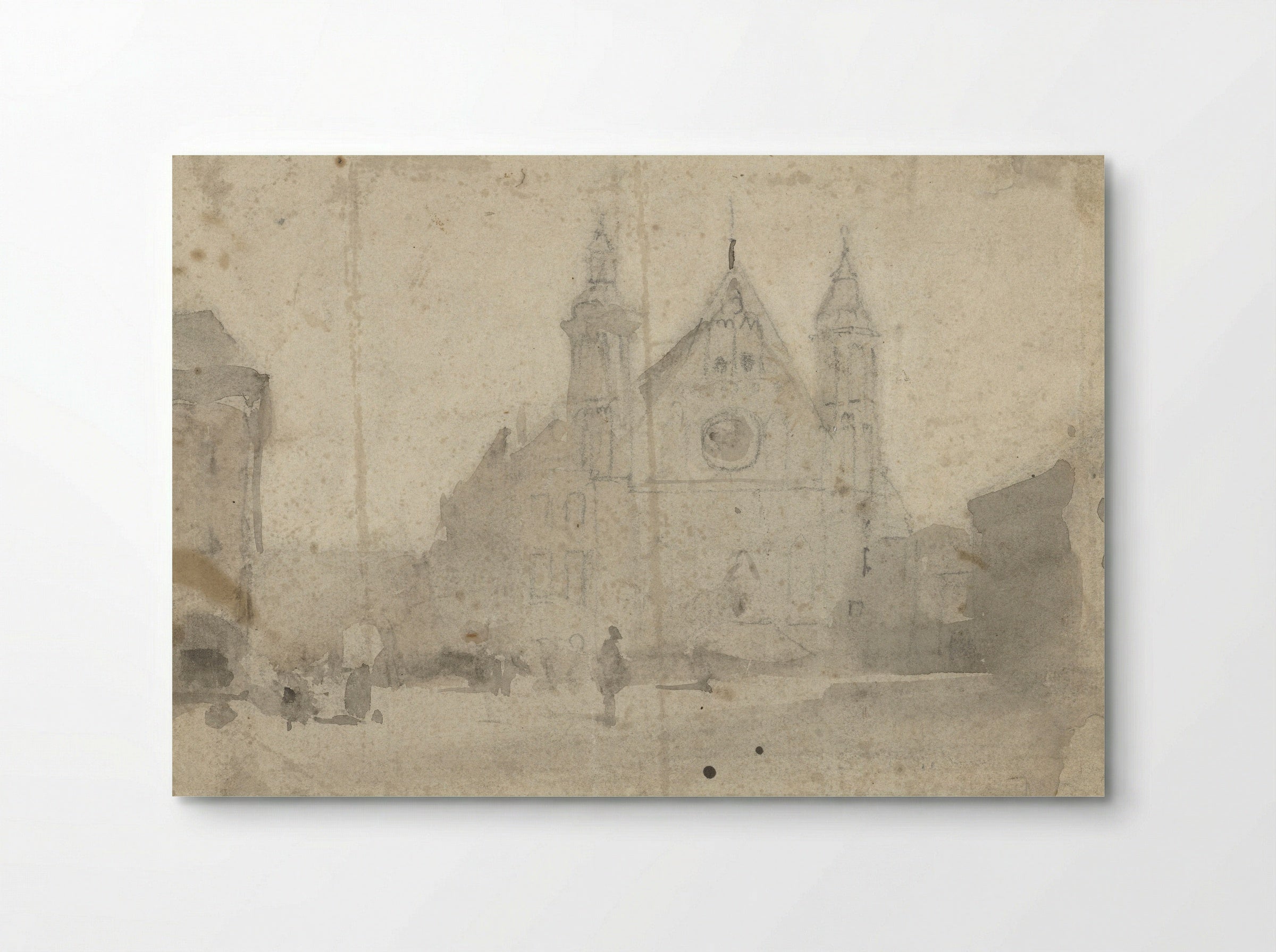 Gezicht op de Ridderzaal aan het Binnenhof - Johannes Bosboom - Poster