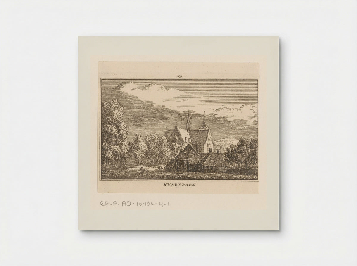 Gezicht op de Rijsbergen - Abraham Rademaker - Poster