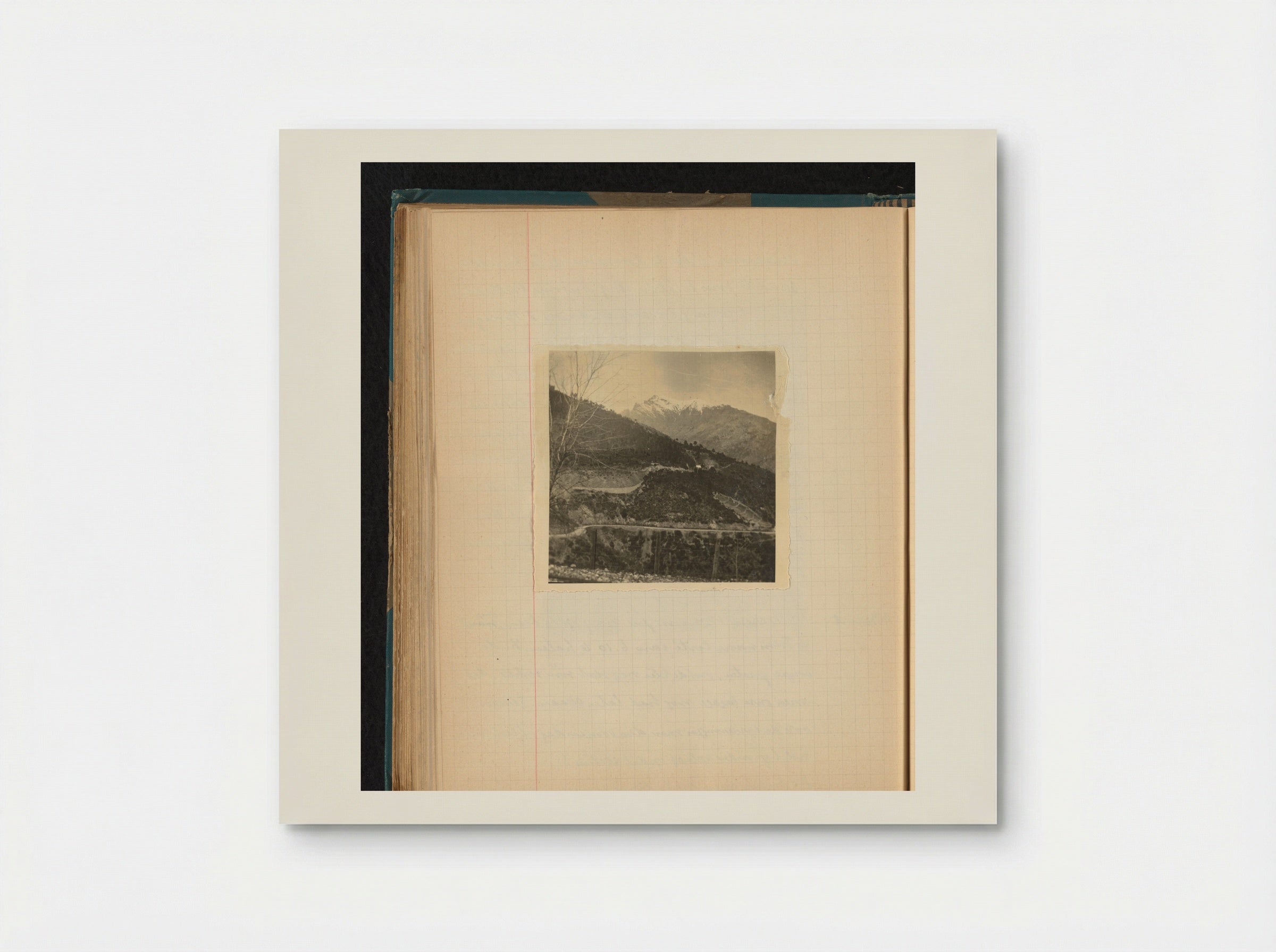 Gezicht op een berglandschap nabij Vivario, Corsica - Théodore van Lelyveld - Poster