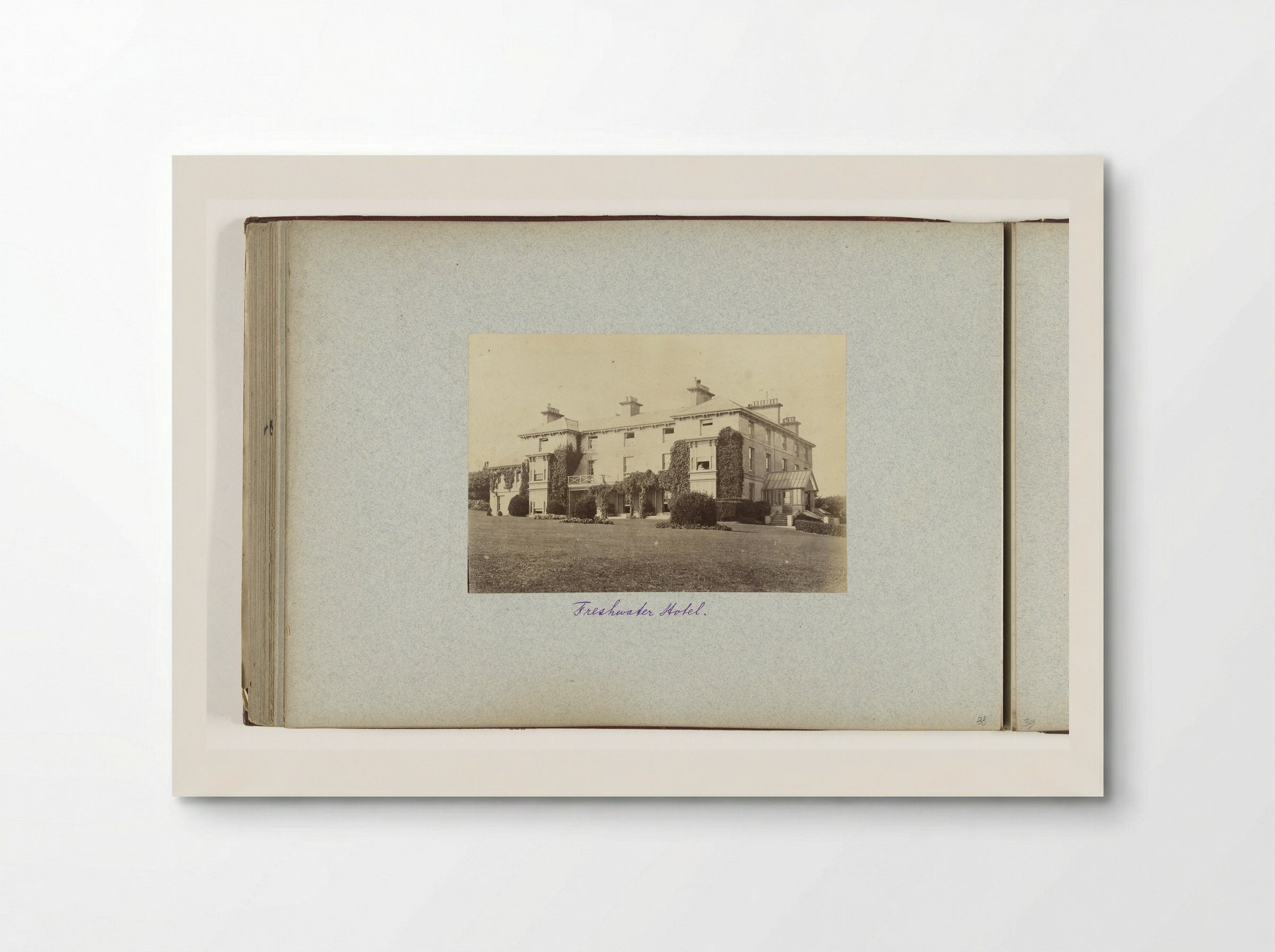 Gezicht op het Freshwater Hotel te Freshwater - Henry Pauw van Wieldrecht - Poster