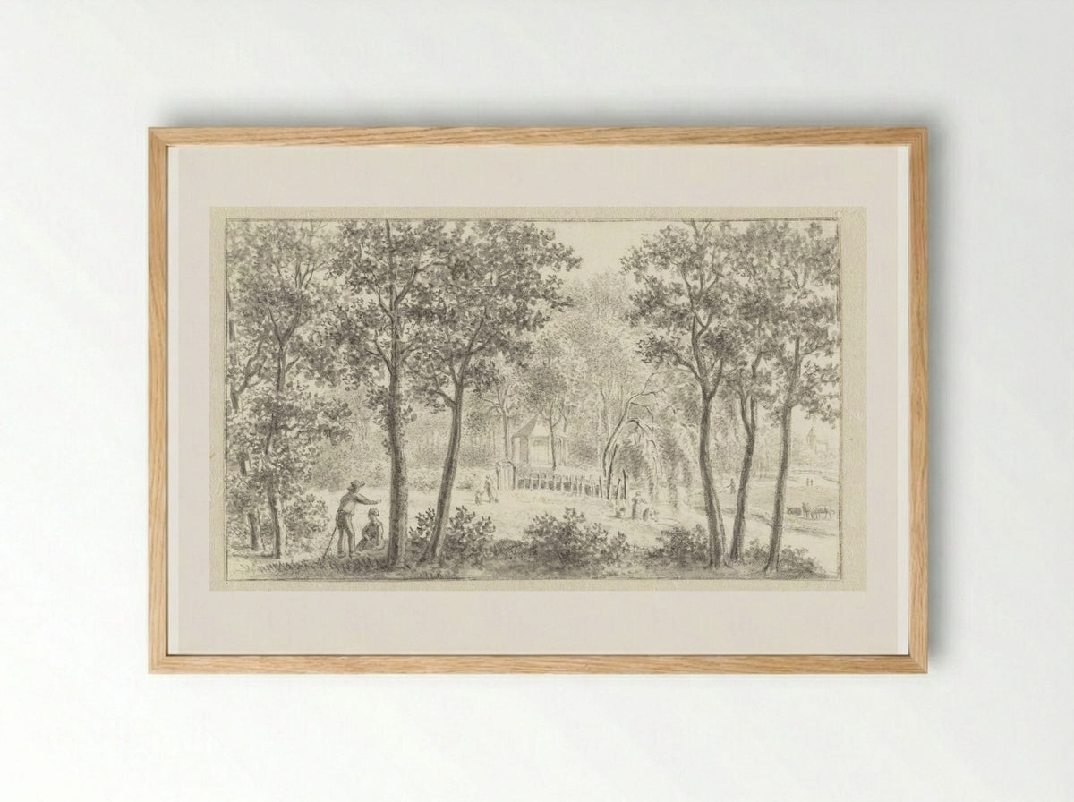 Gezicht op koepel te Son - Ernst Willem Jan Bagelaar - Framed Print Wood