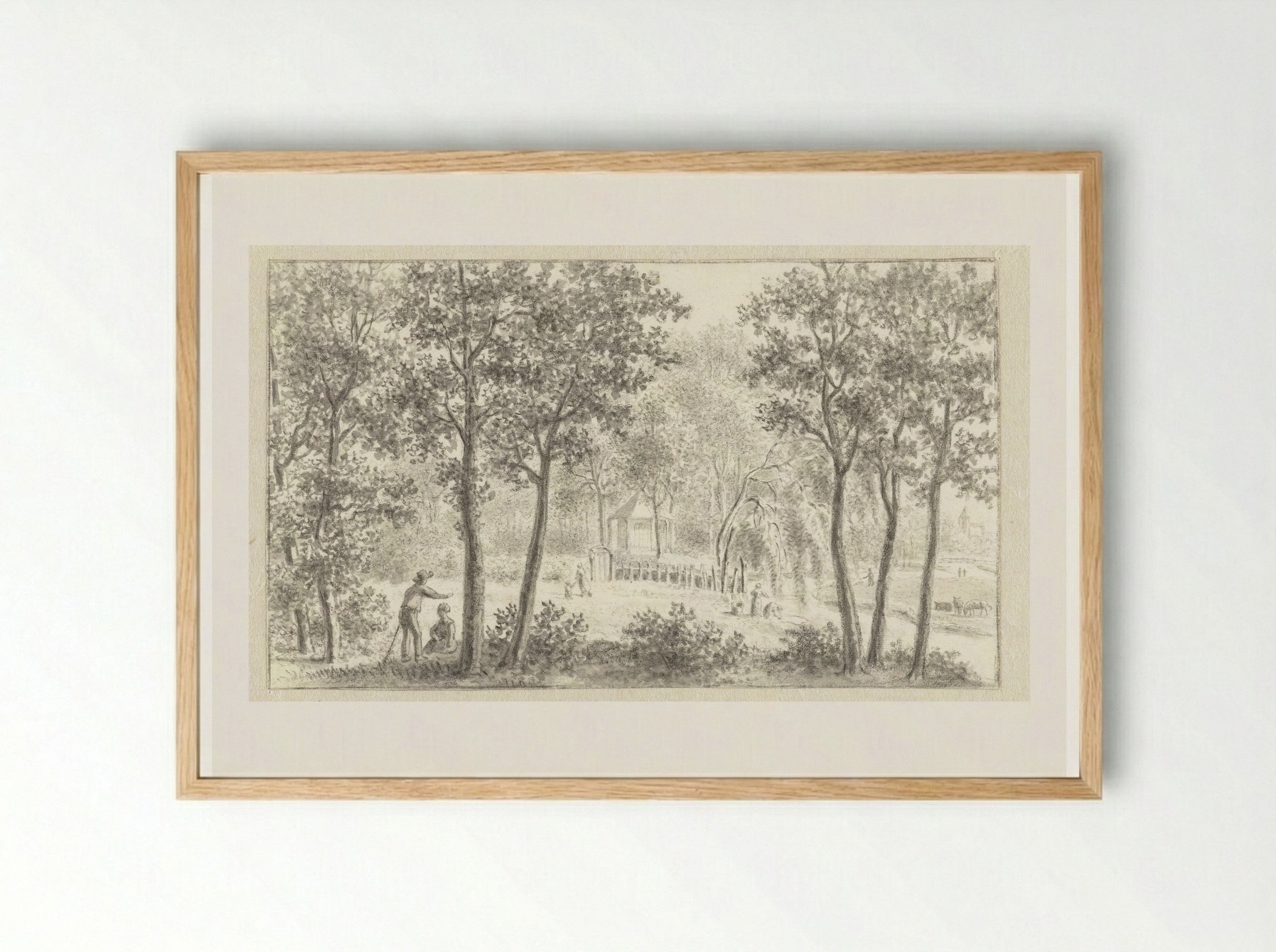 Gezicht op koepel te Son - Ernst Willem Jan Bagelaar - Framed Print Wood