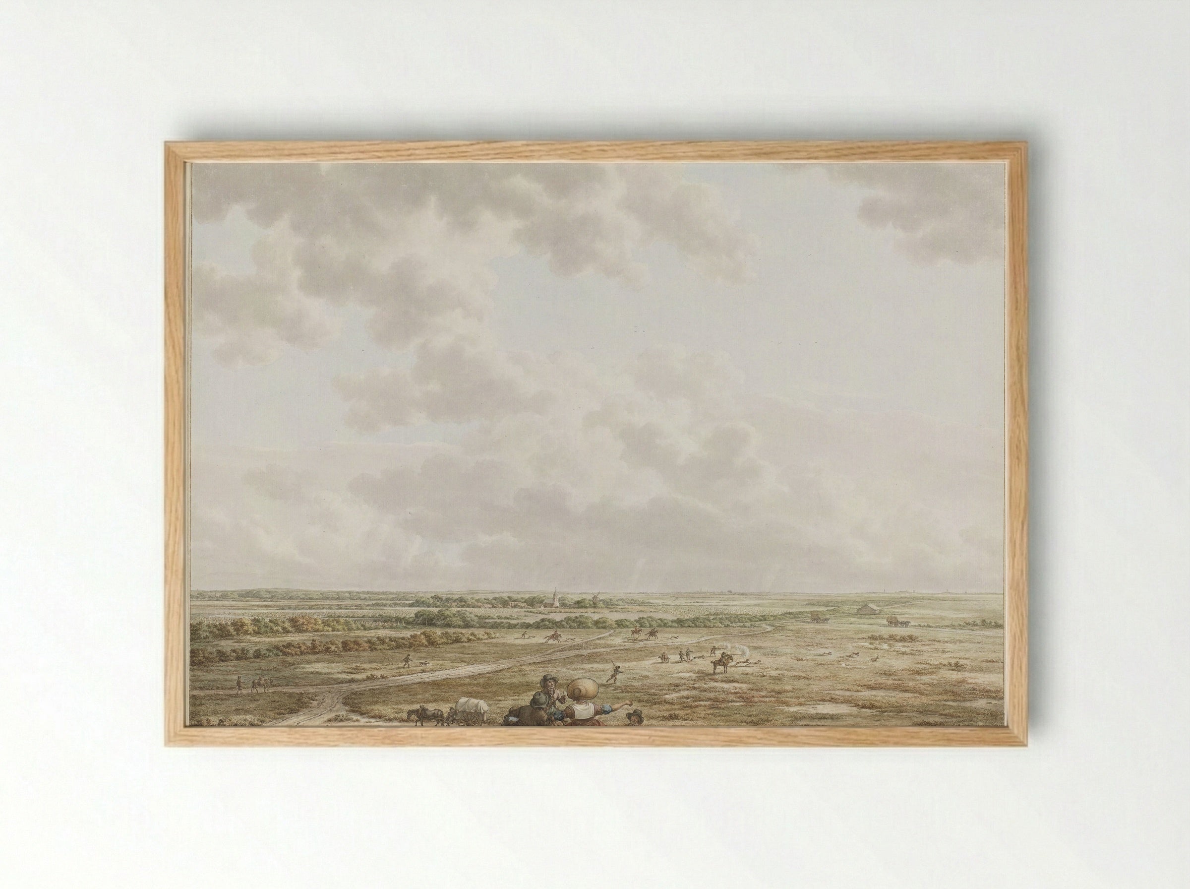 Gezicht van de Tafelberg - Jacob Cats - Framed Print Wood
