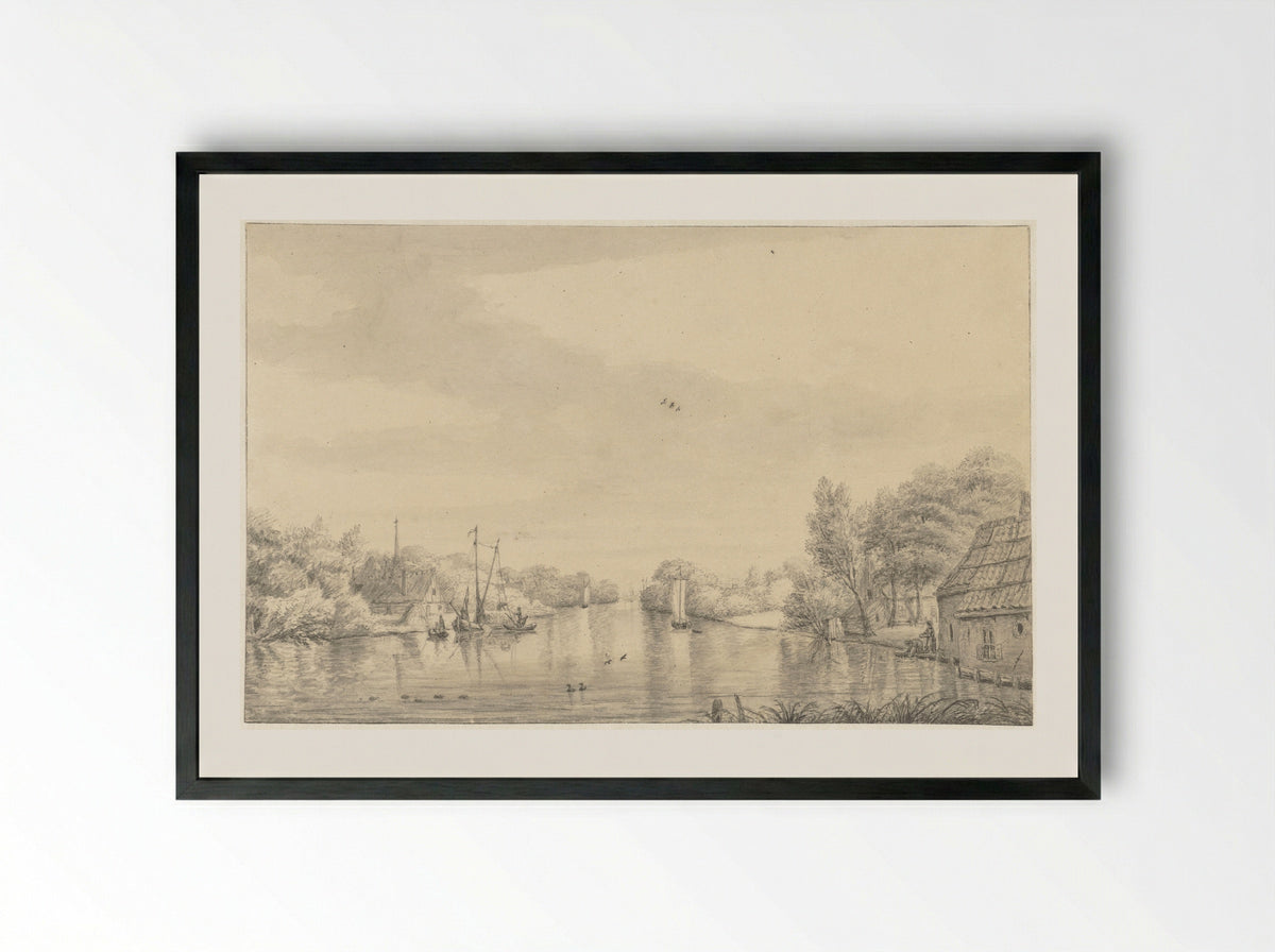 Gezicht van het Kalfje - Engelbert Michaël Engelberts - Framed Print Black