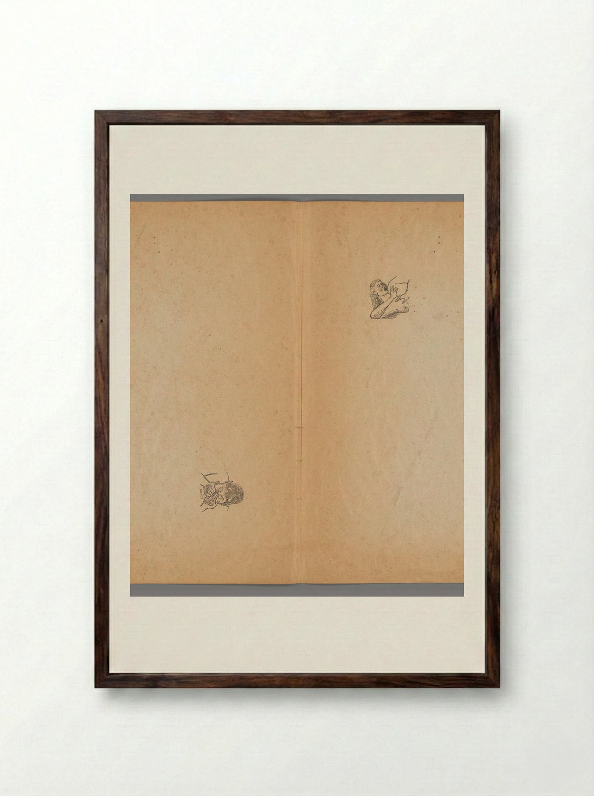 Gezichten - Wendelien Schönfeld - Framed Print Dark Wood