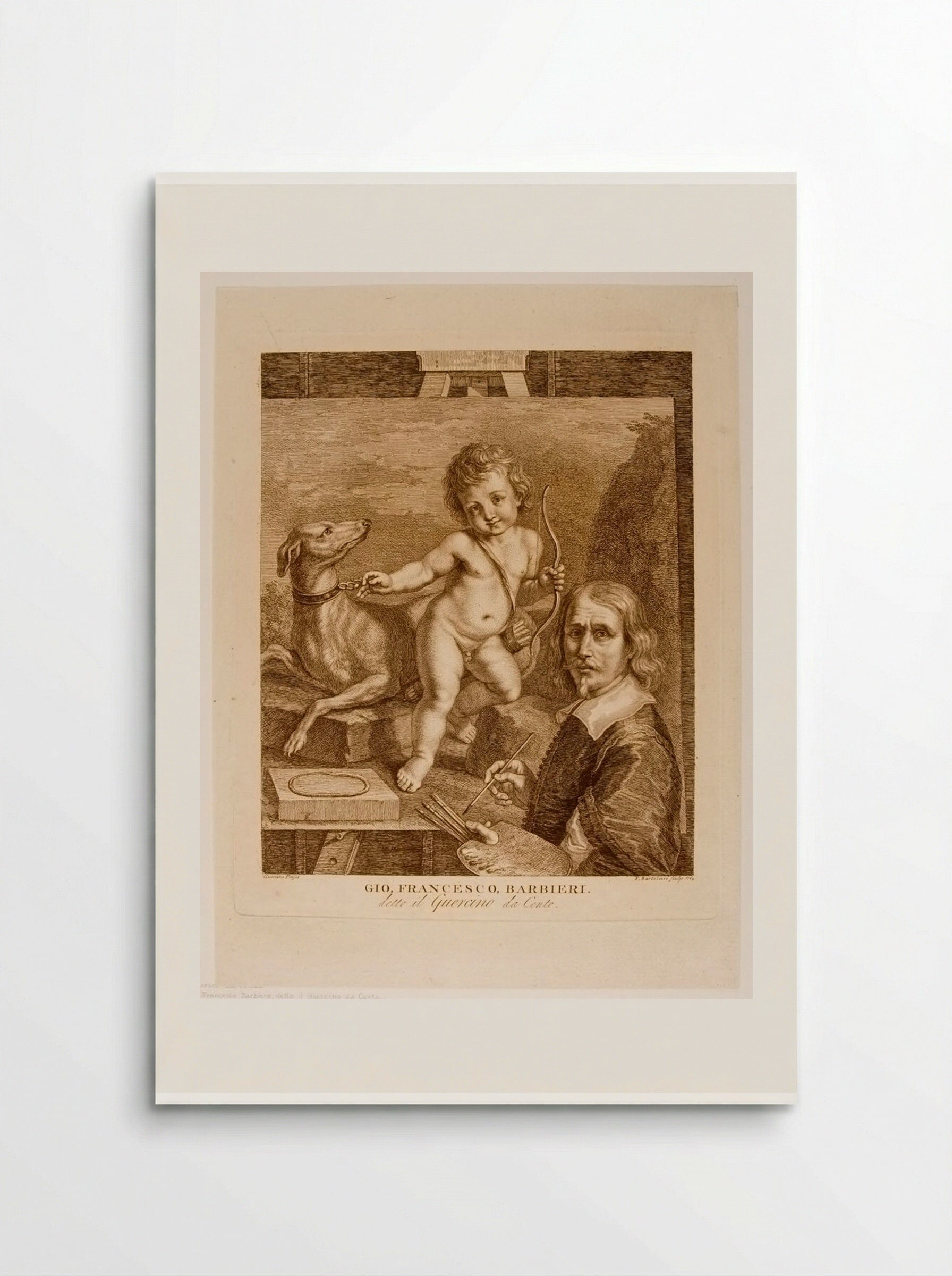 Giovanni Francesco Barbieri, called il Guercino da Cento - Francesco Bartolozzi - Poster