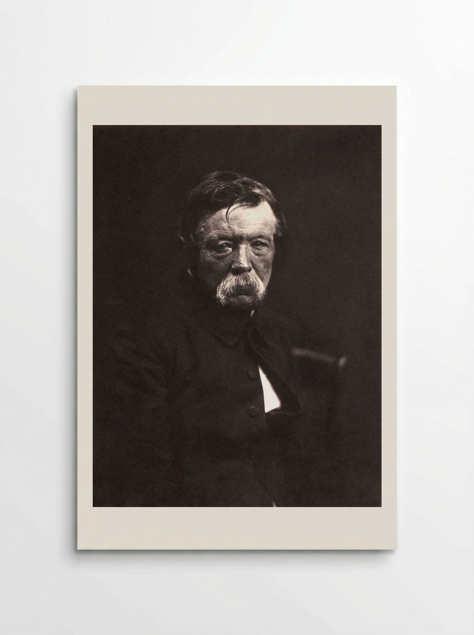 Gipsmodellen voor beeldhouwwerken op het Palais du Louvre - Édouard Denis Baldus - Poster