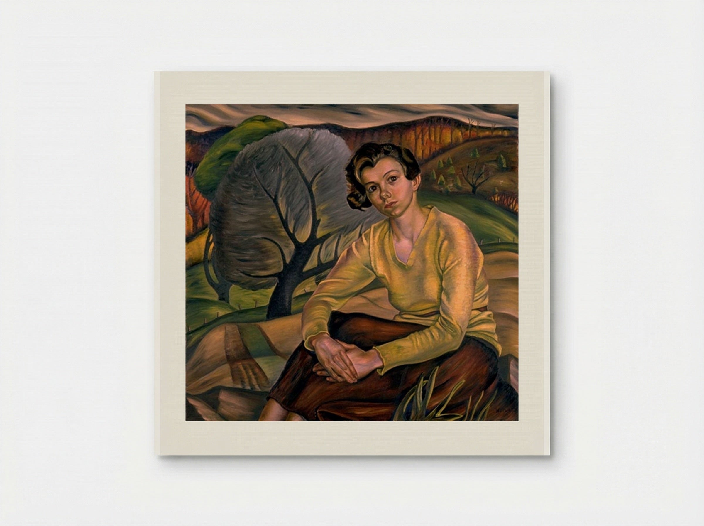 Girl in Yellow Sweater - Prudence Heward - Poster