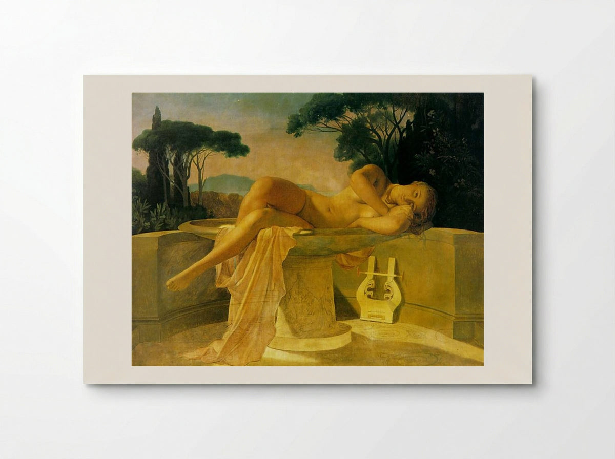 Girl in a Basin - Paul Delaroche - Poster