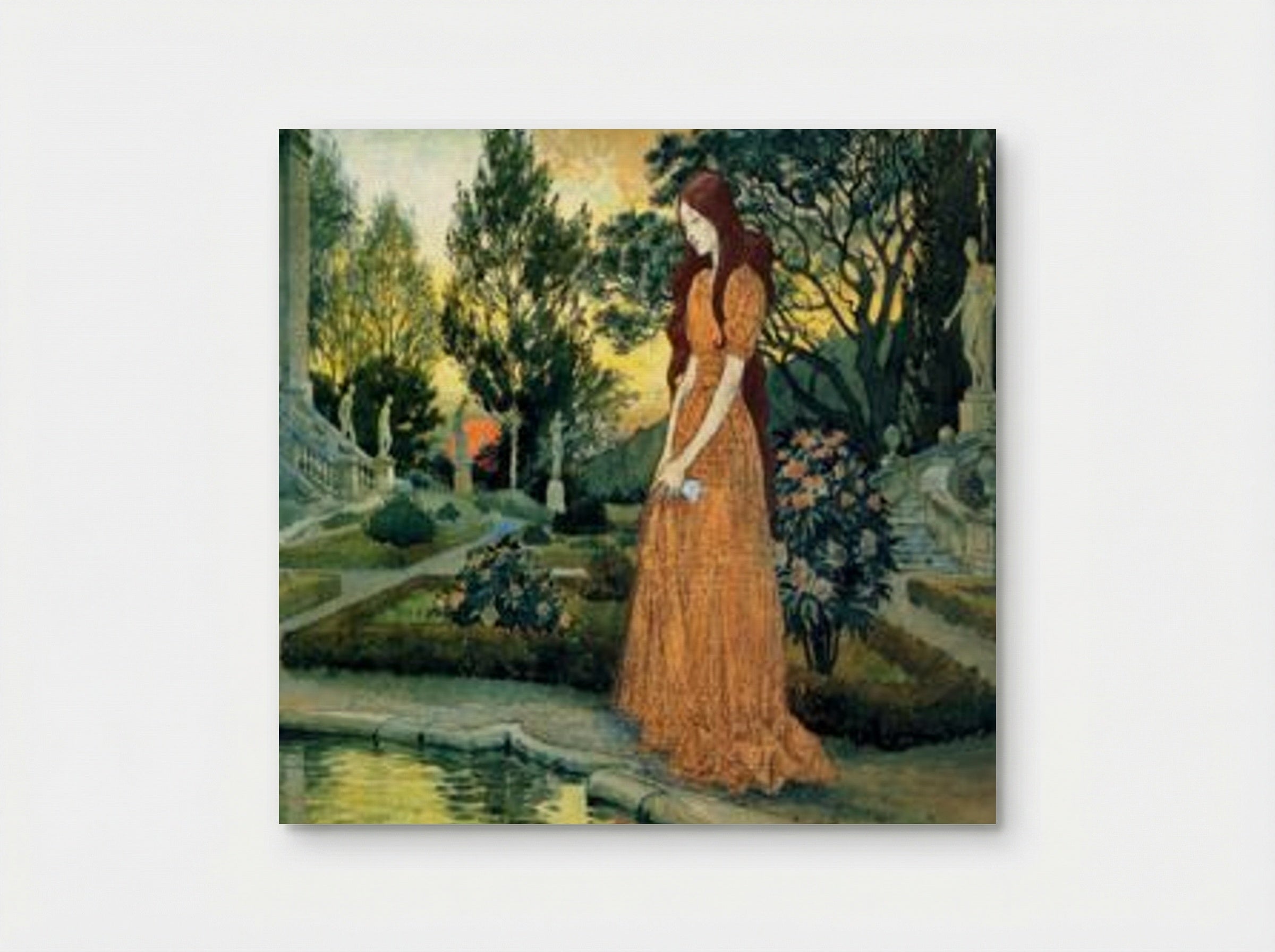 Girl in the Garden - Eugène Grasset - Poster