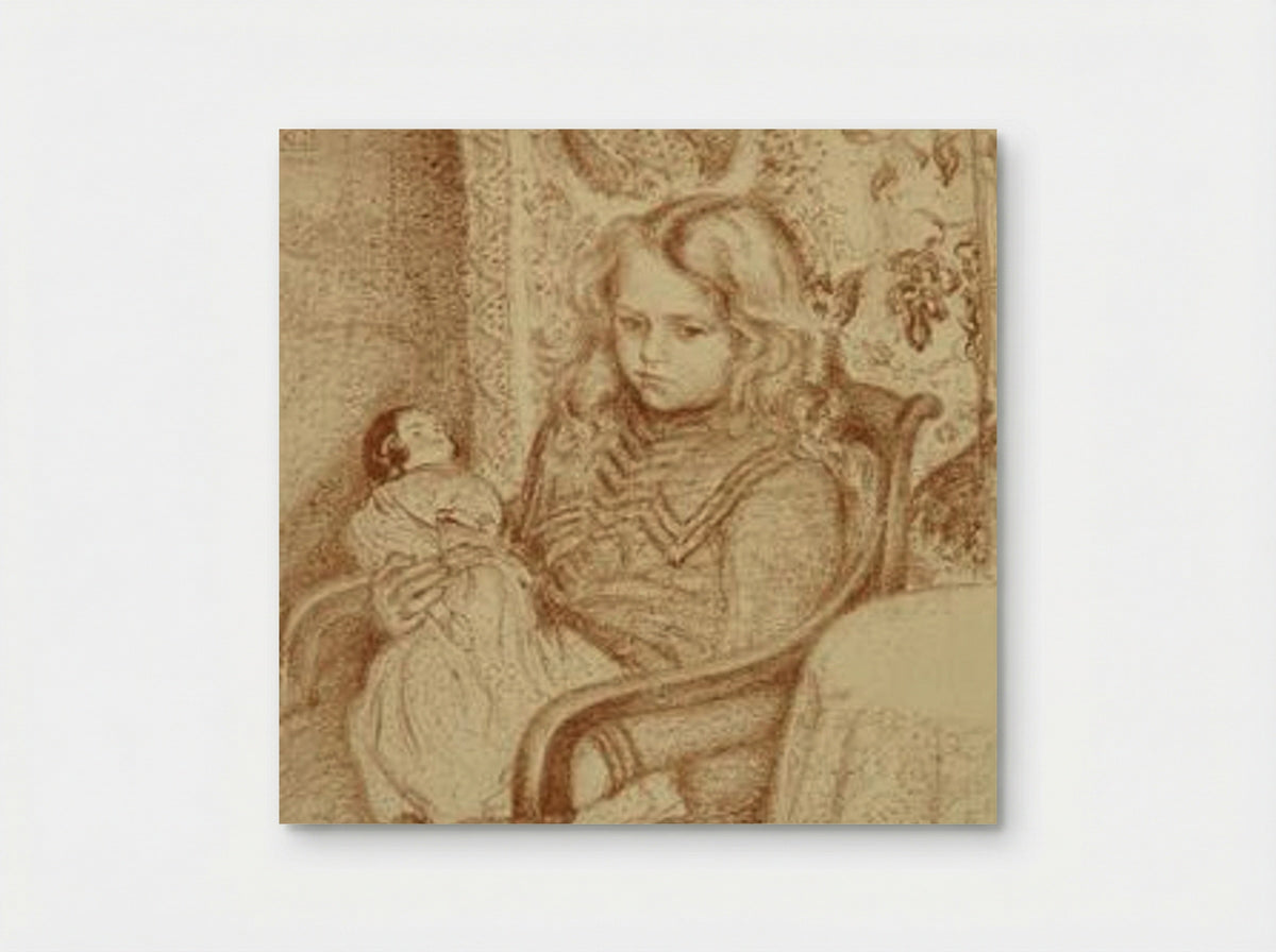 Girl with Doll - Georges Lemmen - Poster