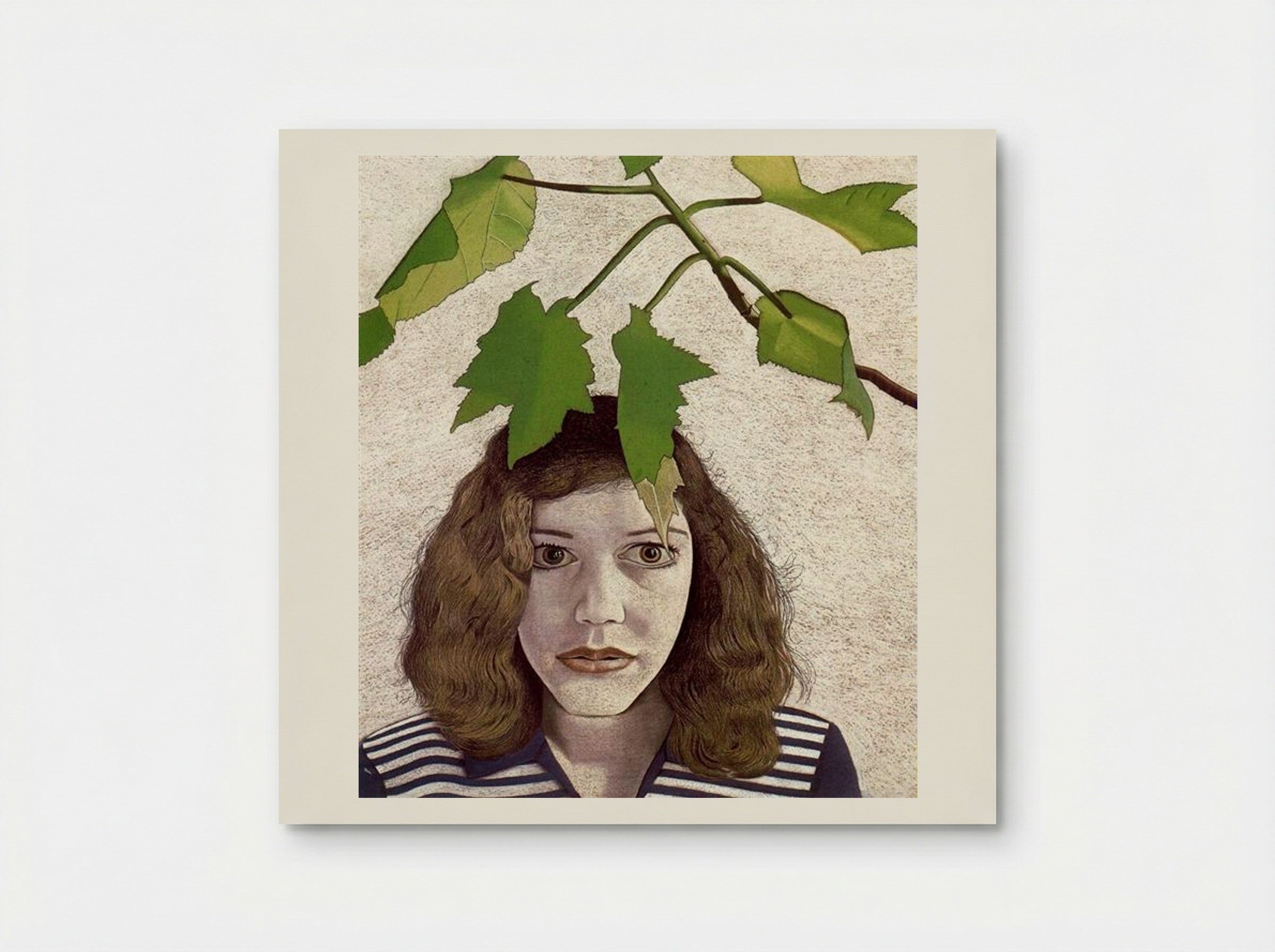 Girl with Leaves - Lucian Freud - Poster