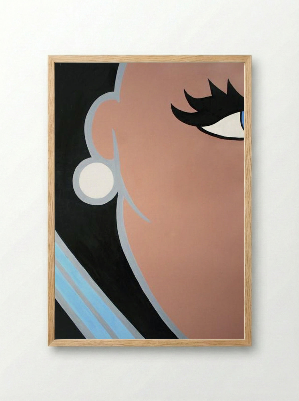Girl with Pearl - Marjorie Strider - Framed Print Wood