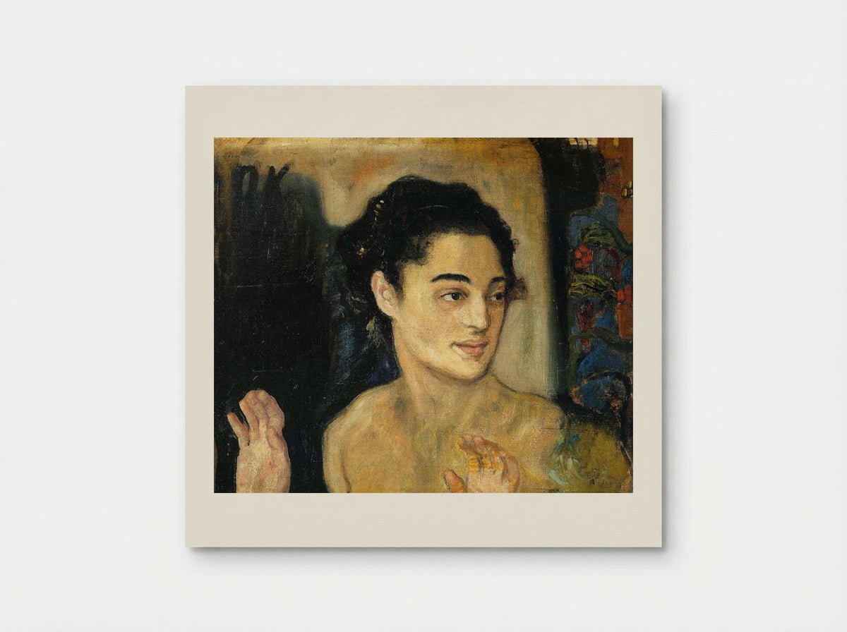 Girl with hands raised - Oskar Kokoschka - Poster