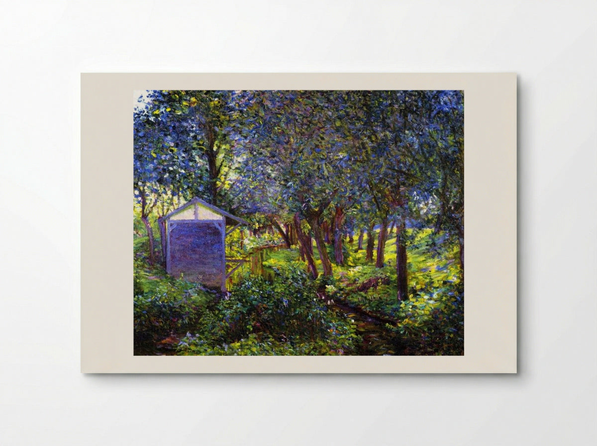 Giverny Landscape, in Monet's Garden - Lilla Cabot Perry - Poster