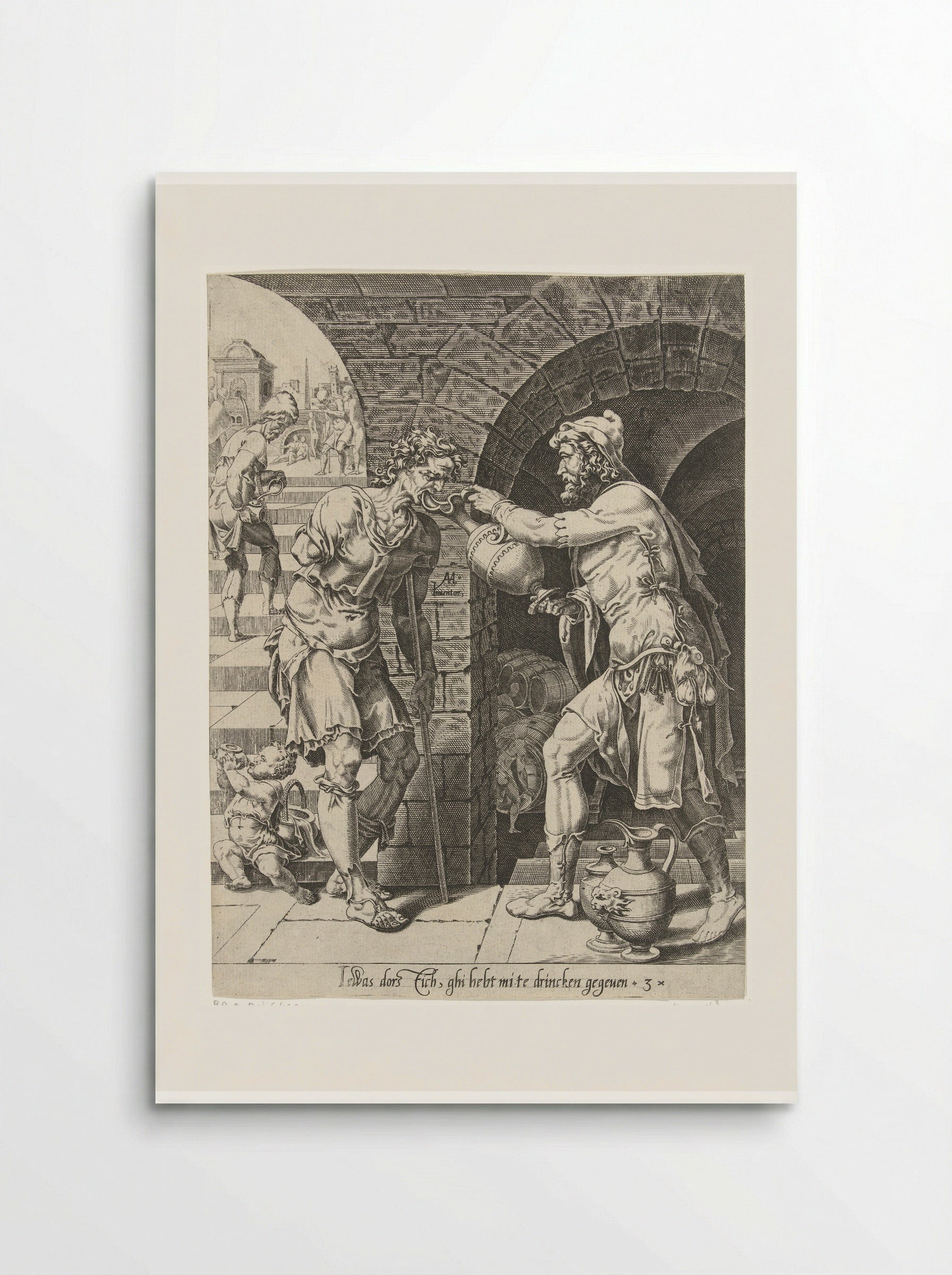 Giving Drink to the Thirsty - Dirck Volckertsz. Coornhert - Poster