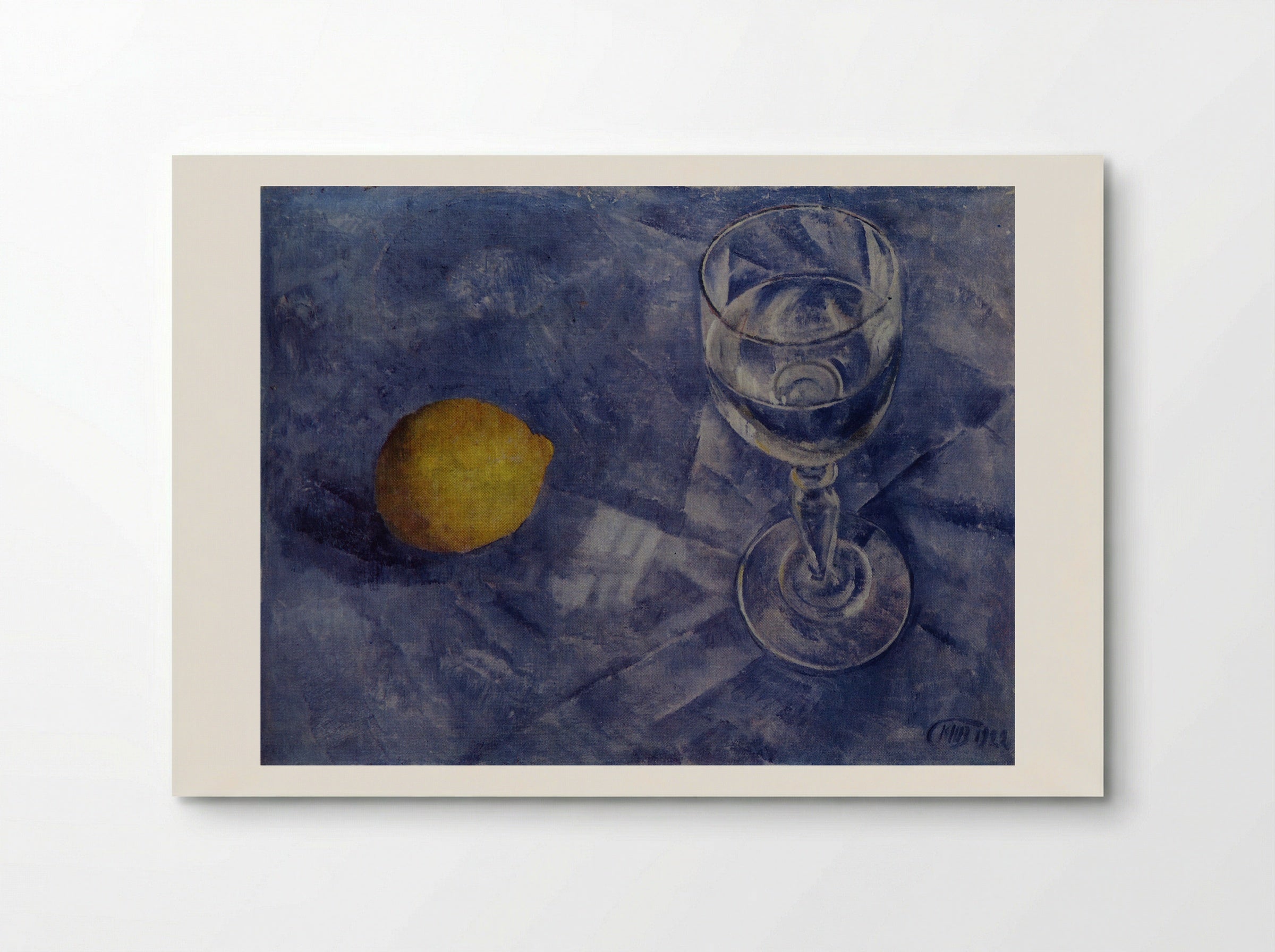 Glass and Lemon - Kuzma Petrov-Vodkin - Poster