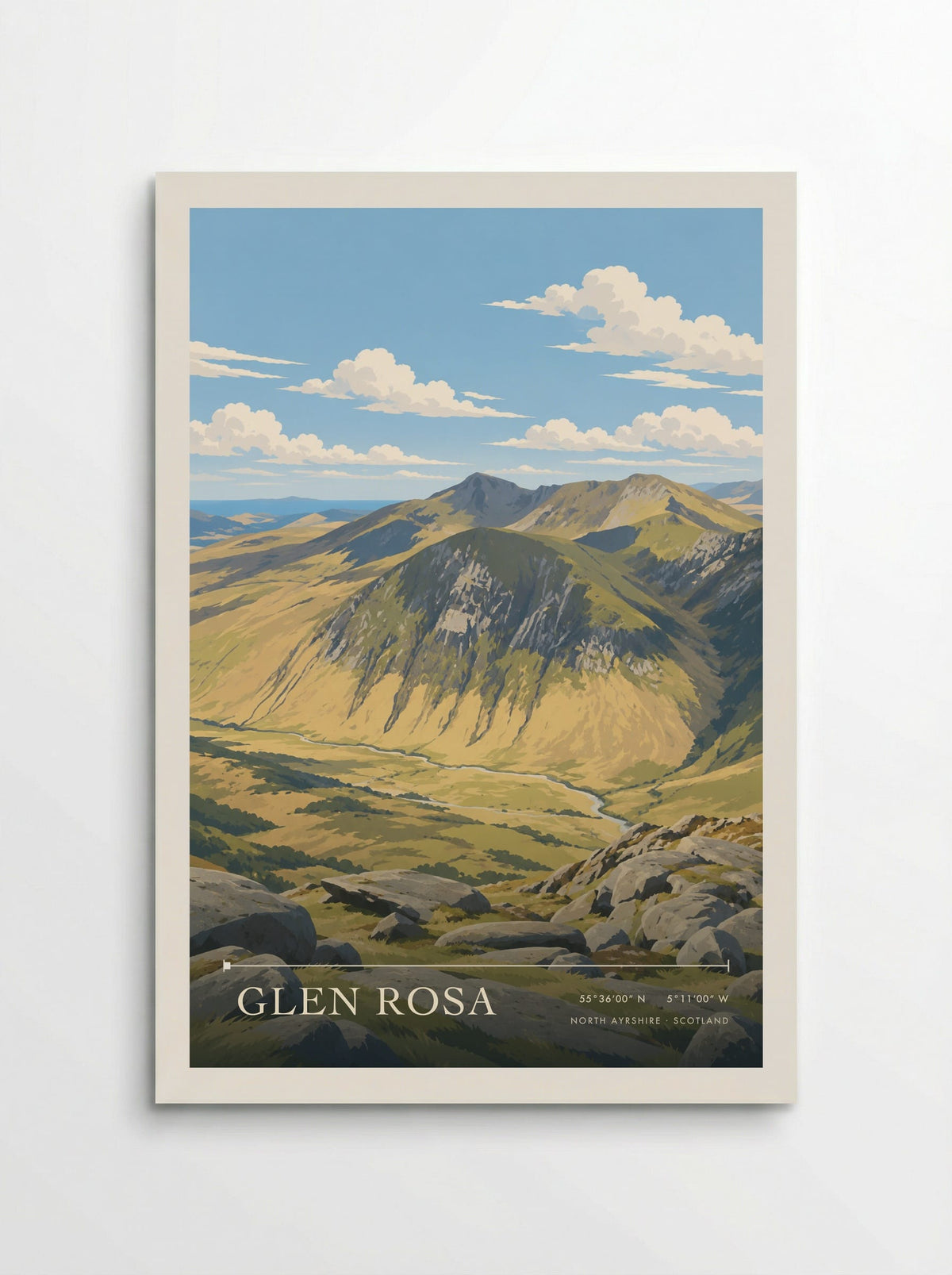 Glen Rosa, North Ayrshire | Travel Poster - Poster