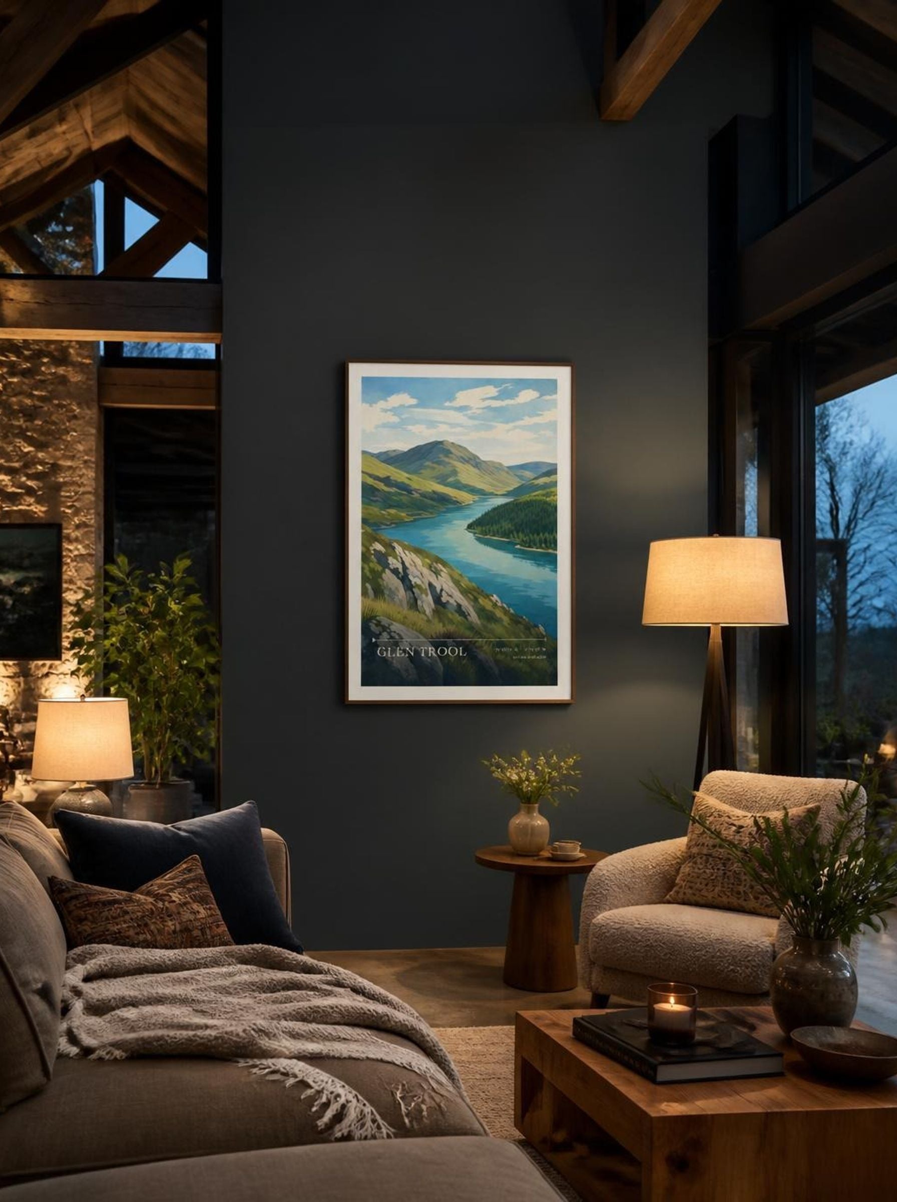 Glen Trool United Kingdom Travel Poster - Lifestyle