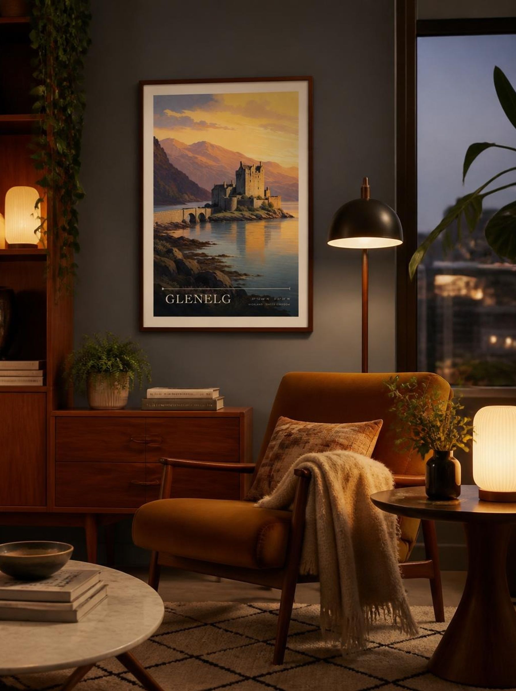 Glenelg Highland United Kingdom Travel Poster - Lifestyle