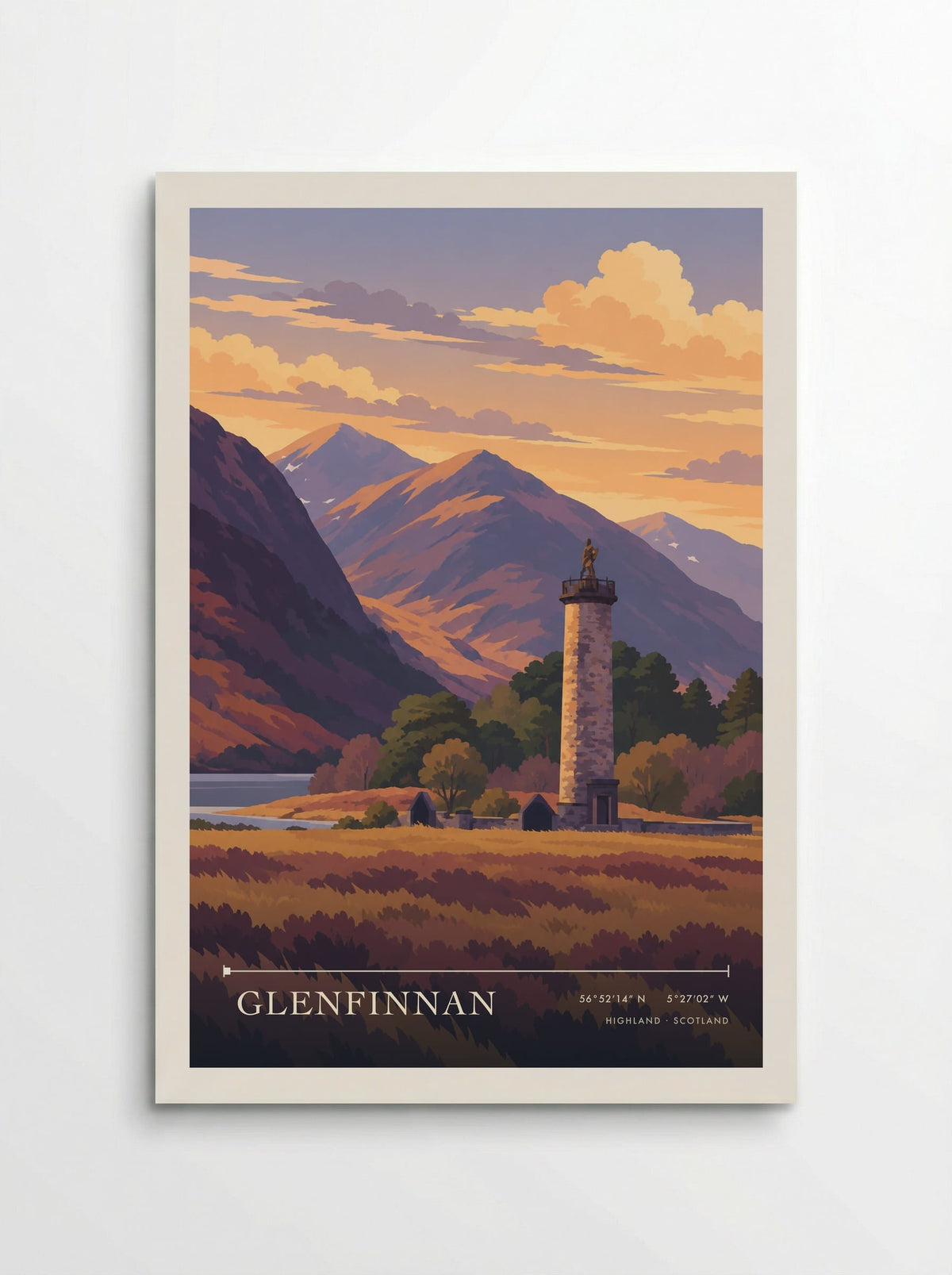 Glenfinnan, Highland | Travel Poster - Poster