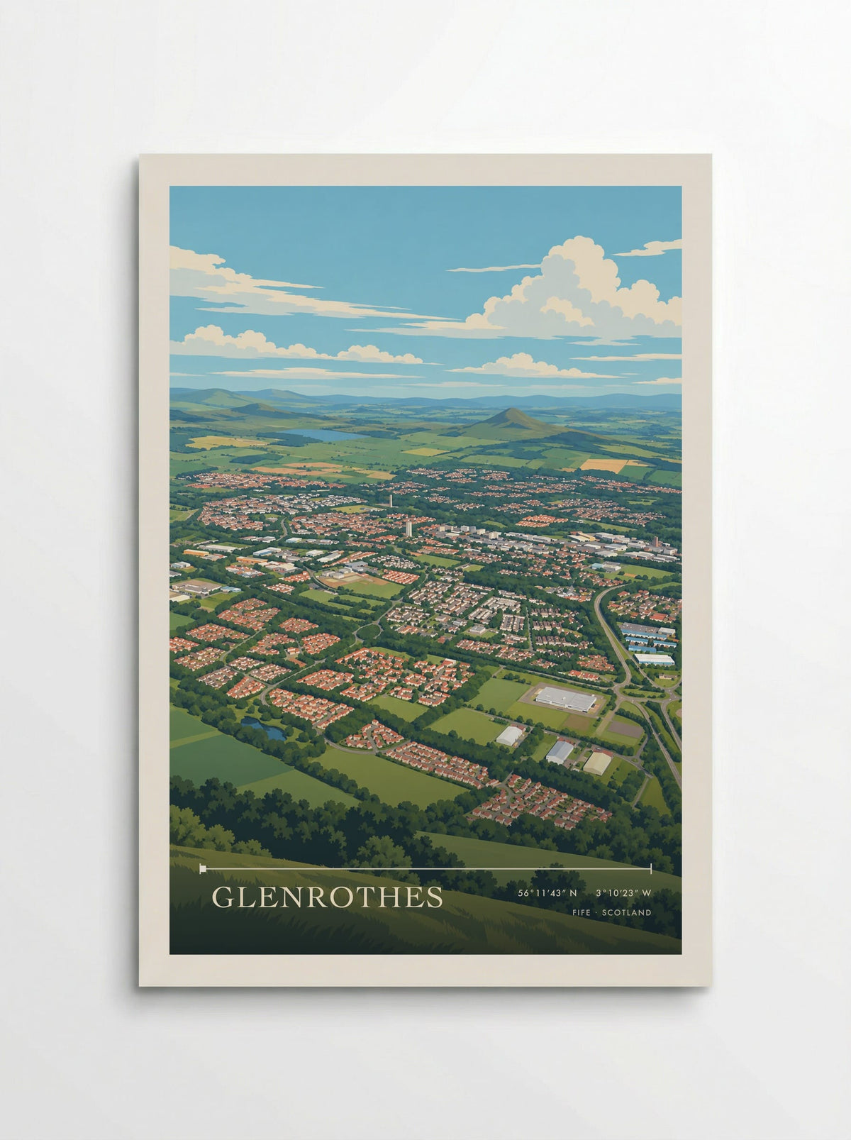 Glenrothes, Fife | Travel Poster - Poster