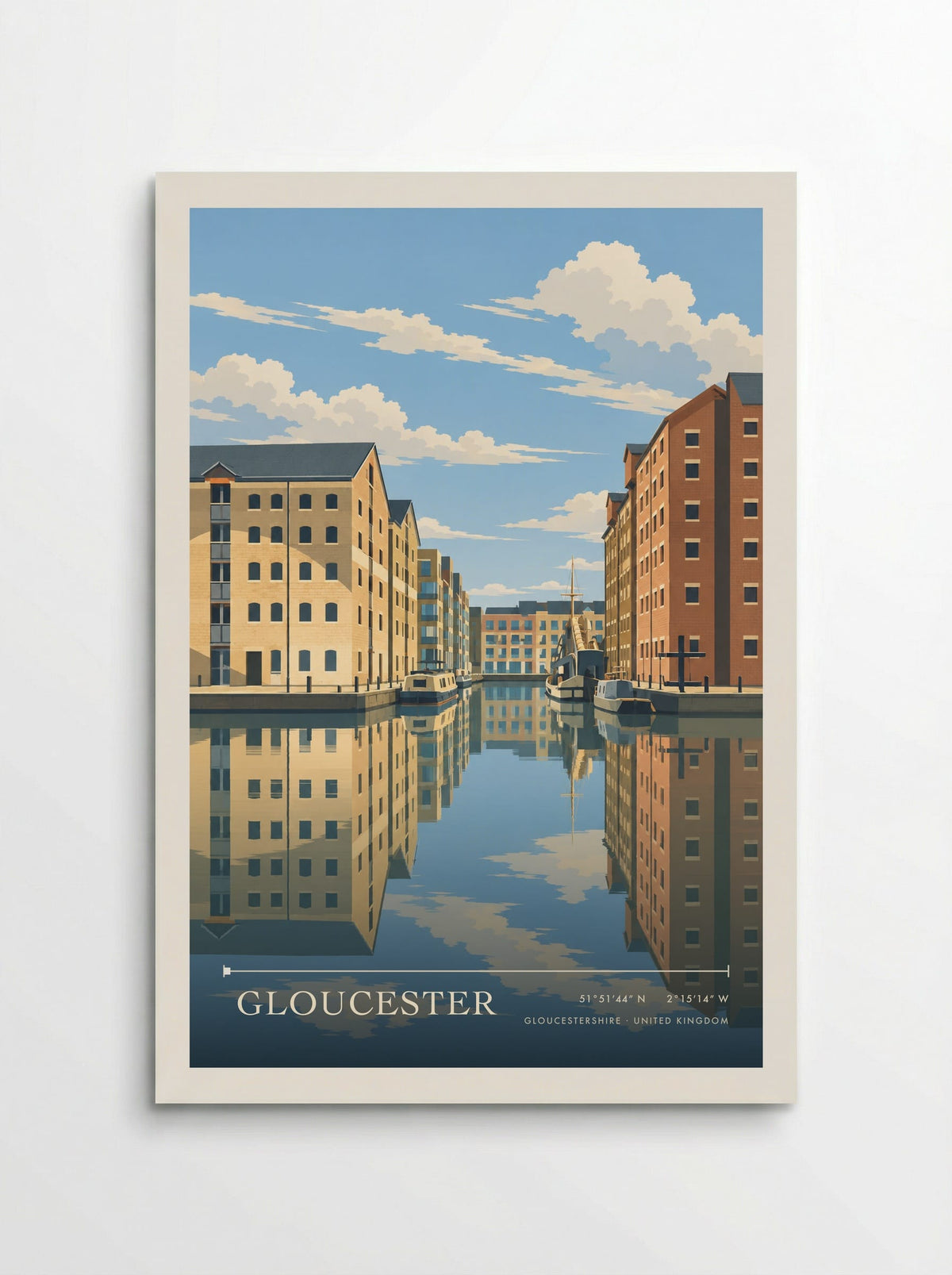 Gloucester, Gloucestershire | Travel Poster - Poster