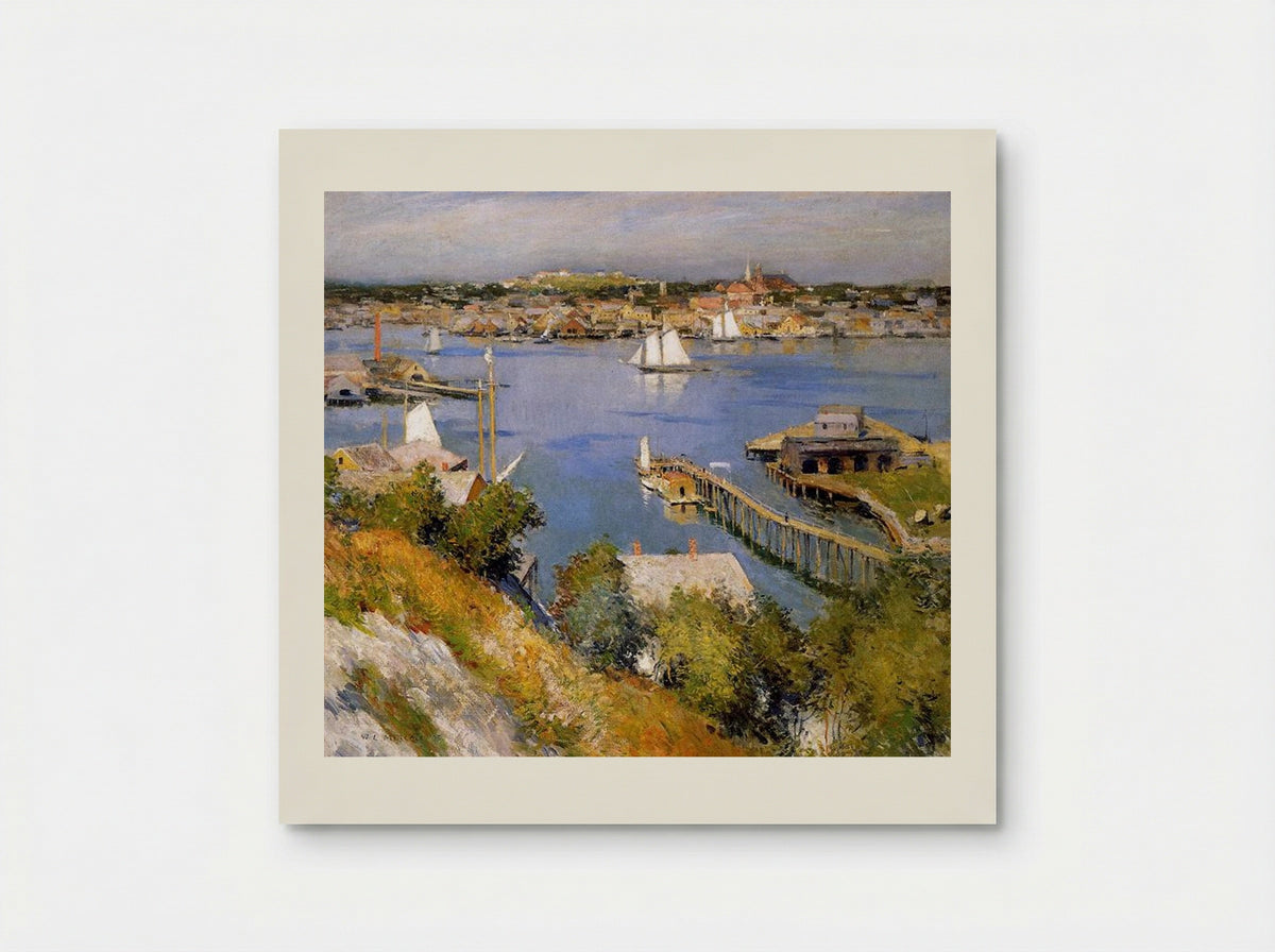 Gloucester Harbour - Willard Metcalf - Poster
