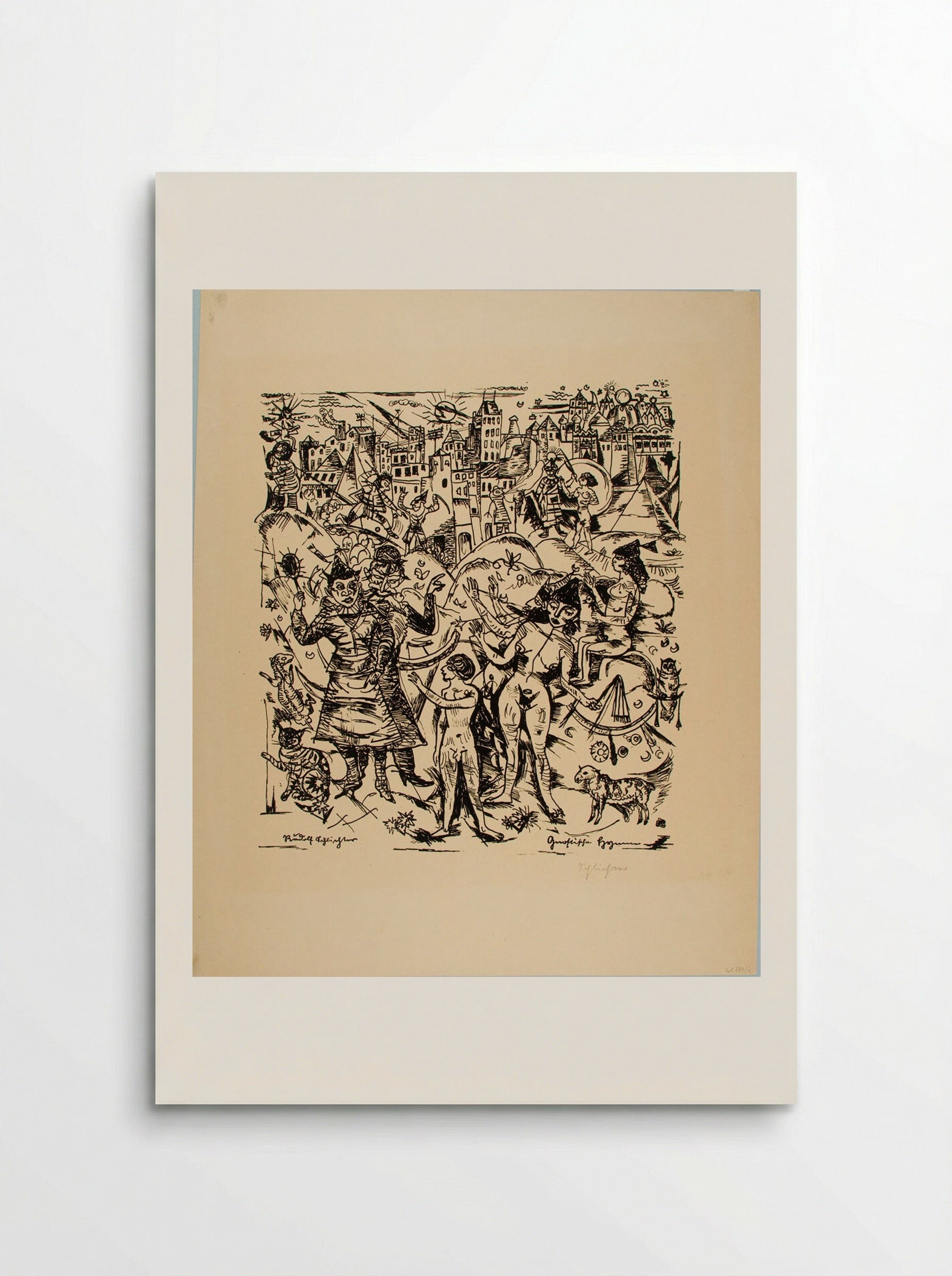 Gnostic Hymn - Rudolf Schlichter - Poster