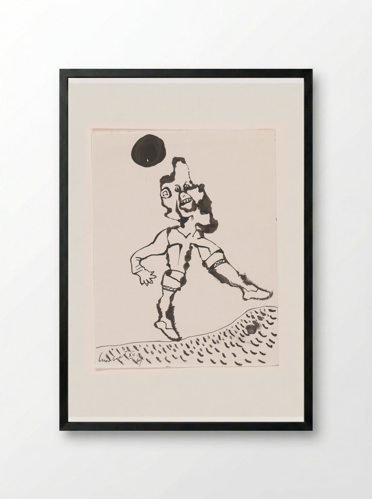 Goal VII - Lucebert - Framed Print Black
