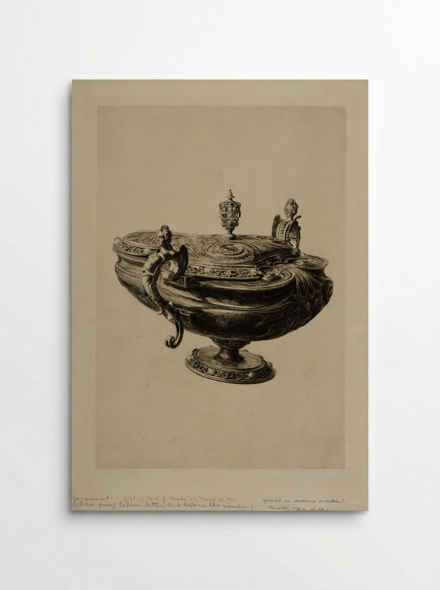 Goblet of Oriental Sardonyx - Jules Ferdinand Jacquemart - Poster