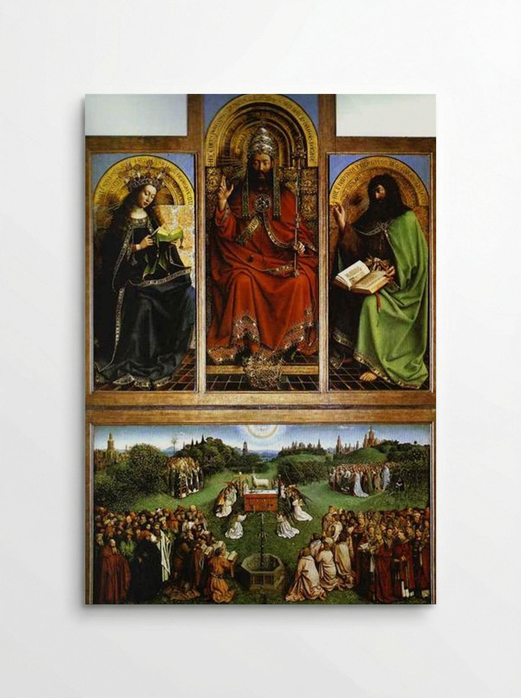 God the Father - Jan van Eyck - Poster