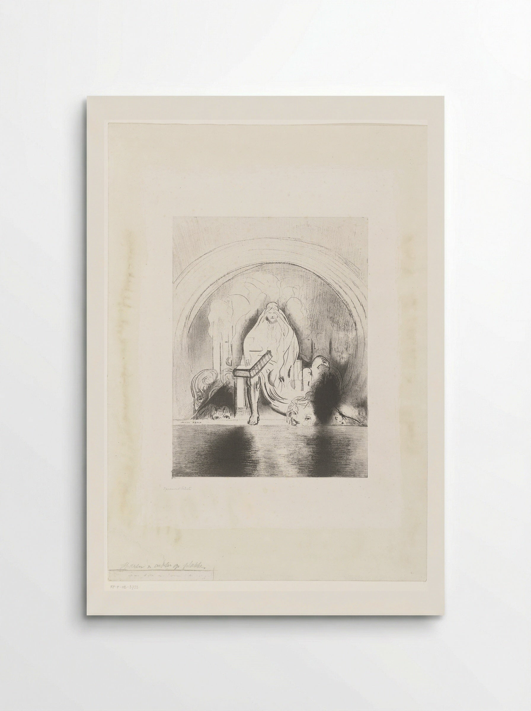 God with the Book of Seven Seals - Odilon Redon - Poster