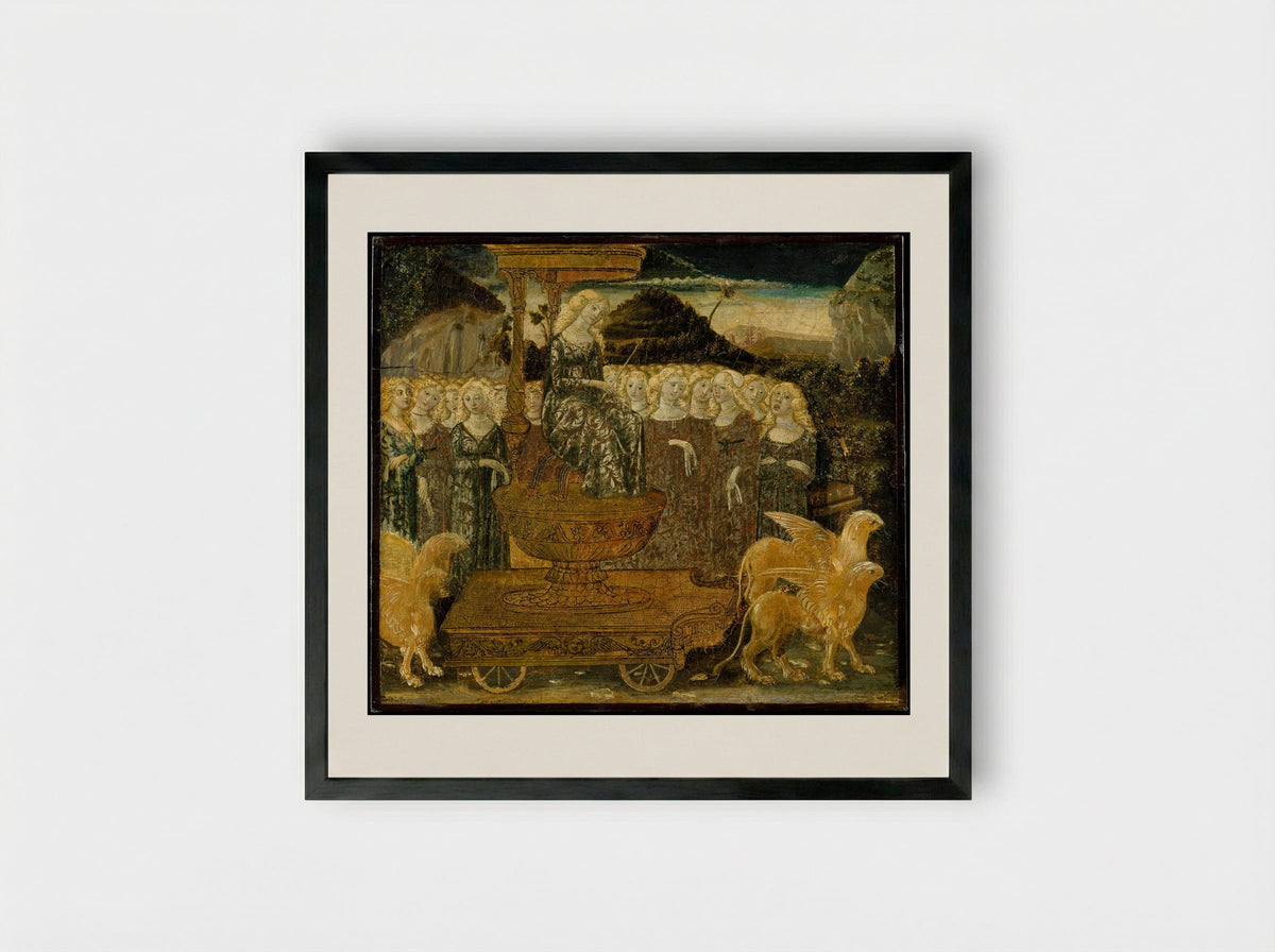 Goddess of Chaste Love - Francesco di Giorgio Martini - Framed Print Black