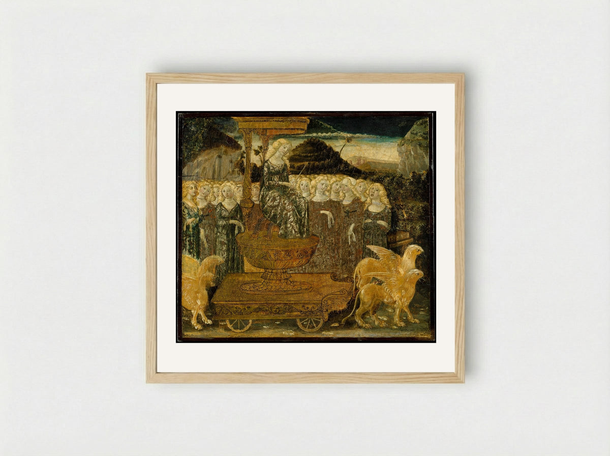 Goddess of Chaste Love - Francesco di Giorgio Martini - Framed Print Wood
