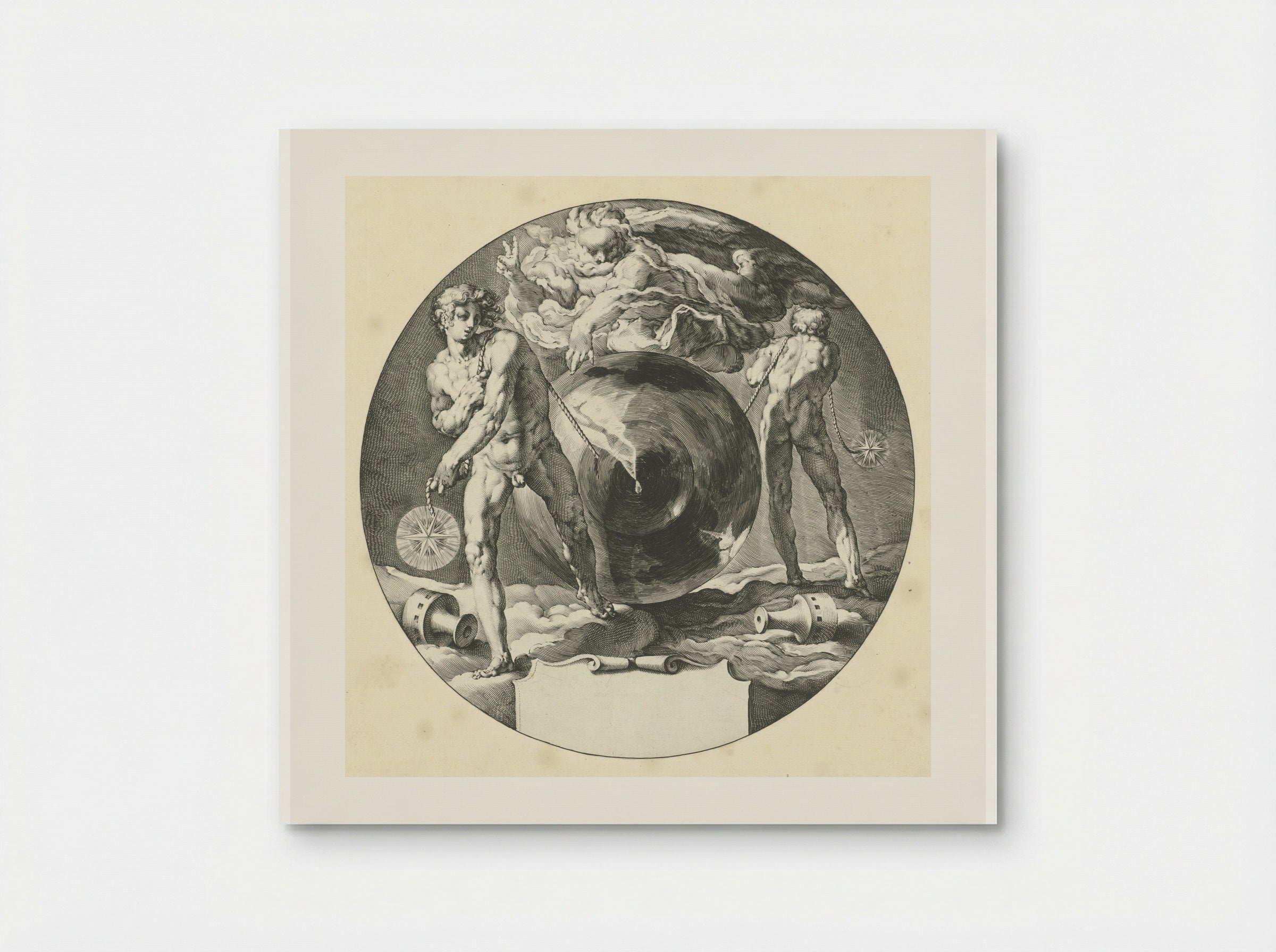 Gods Geest zweeft over het water - Jan Harmensz. Muller - Poster