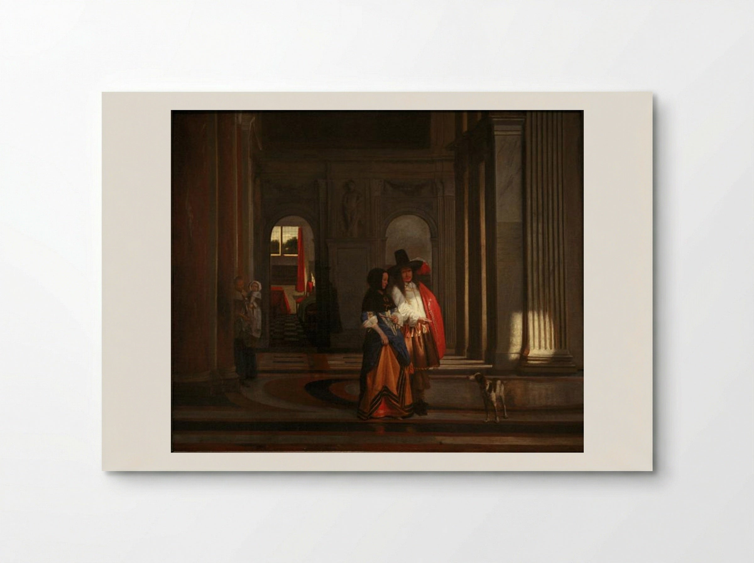 Going for the Walk - Pieter de Hooch - Poster