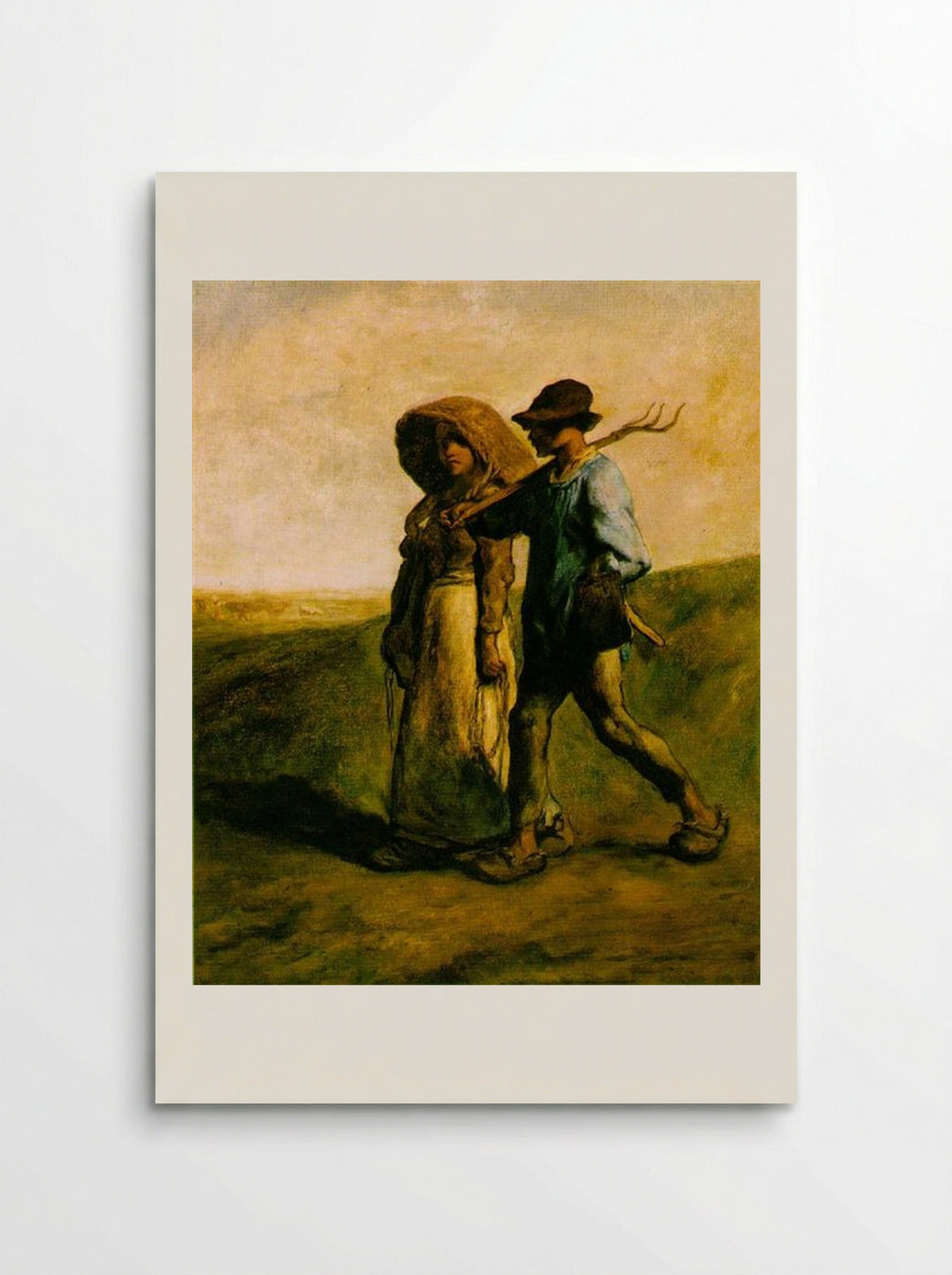 Going to Work - Jean-François Millet - Poster