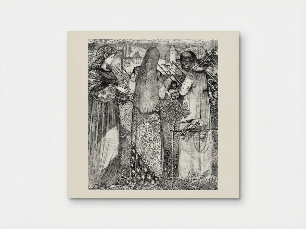 Going to the Battle - Edward Burne-Jones - Poster