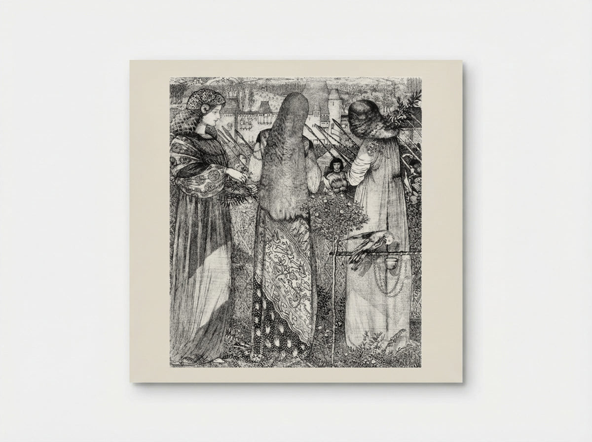 Going to the Battle - Edward Burne-Jones - Poster