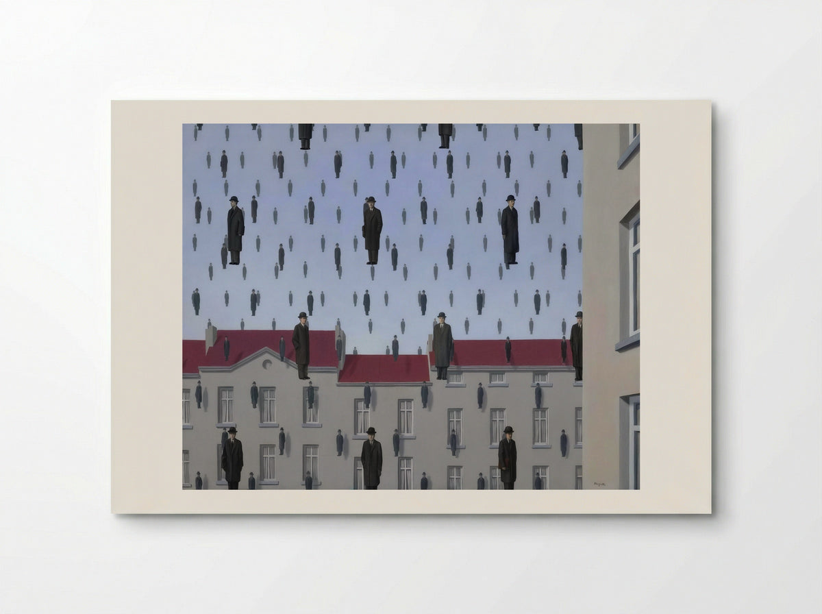 Golconda - René Magritte - Poster