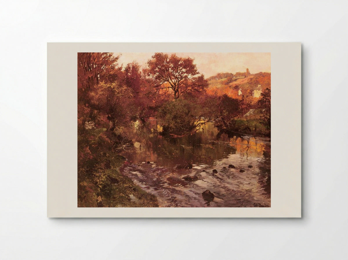 Golden Autumn, Brittany - Frits Thaulow - Poster