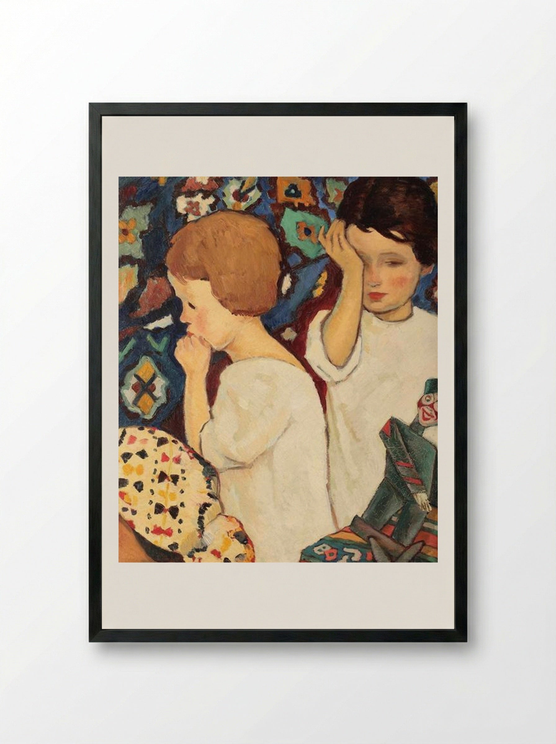 Good Night - Nicolae Tonitza - Framed Print Black