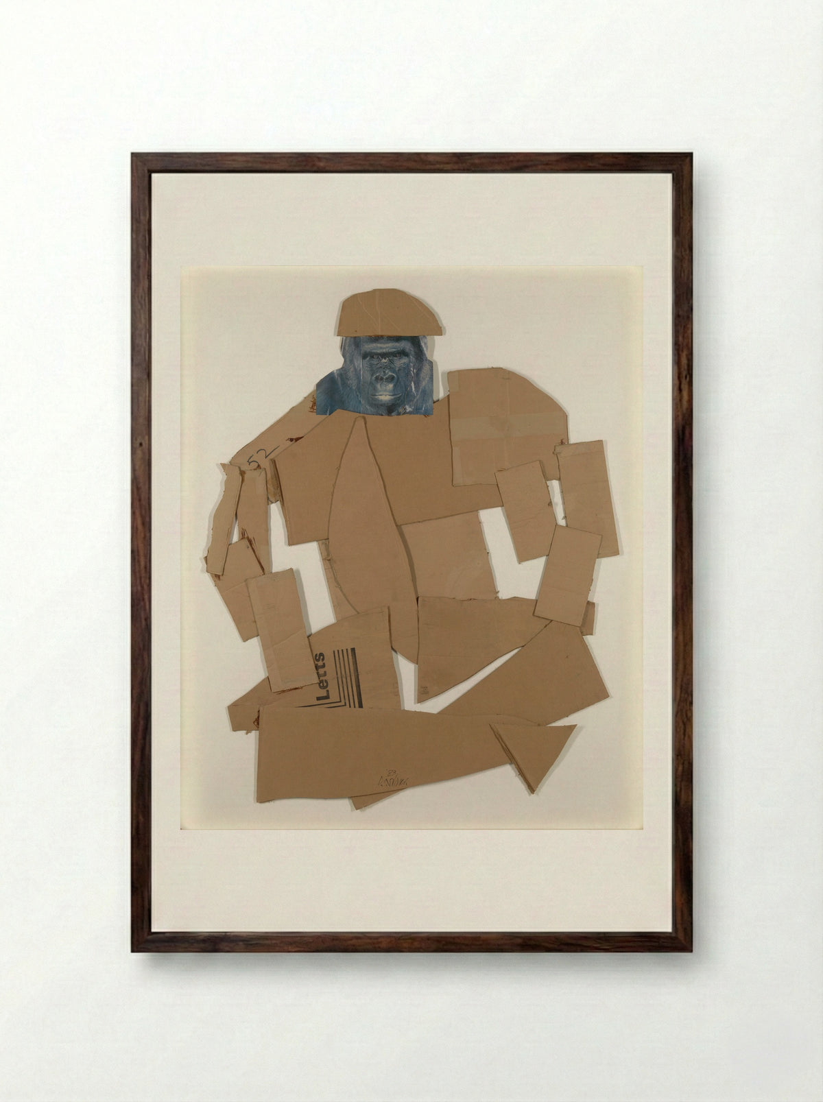 Gorilla - Carel Visser - Framed Print Dark Wood