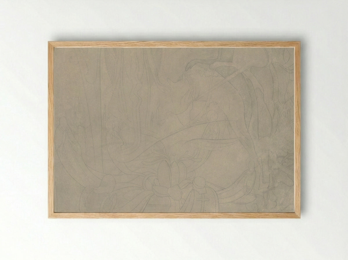 Graalridders - Johan Thorn Prikker - Framed Print Wood