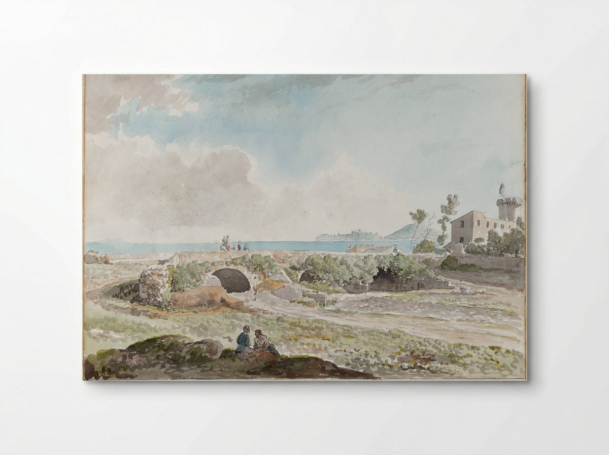 Graf van de Horatii aan de Via Appia - Carlo Labruzzi - Poster