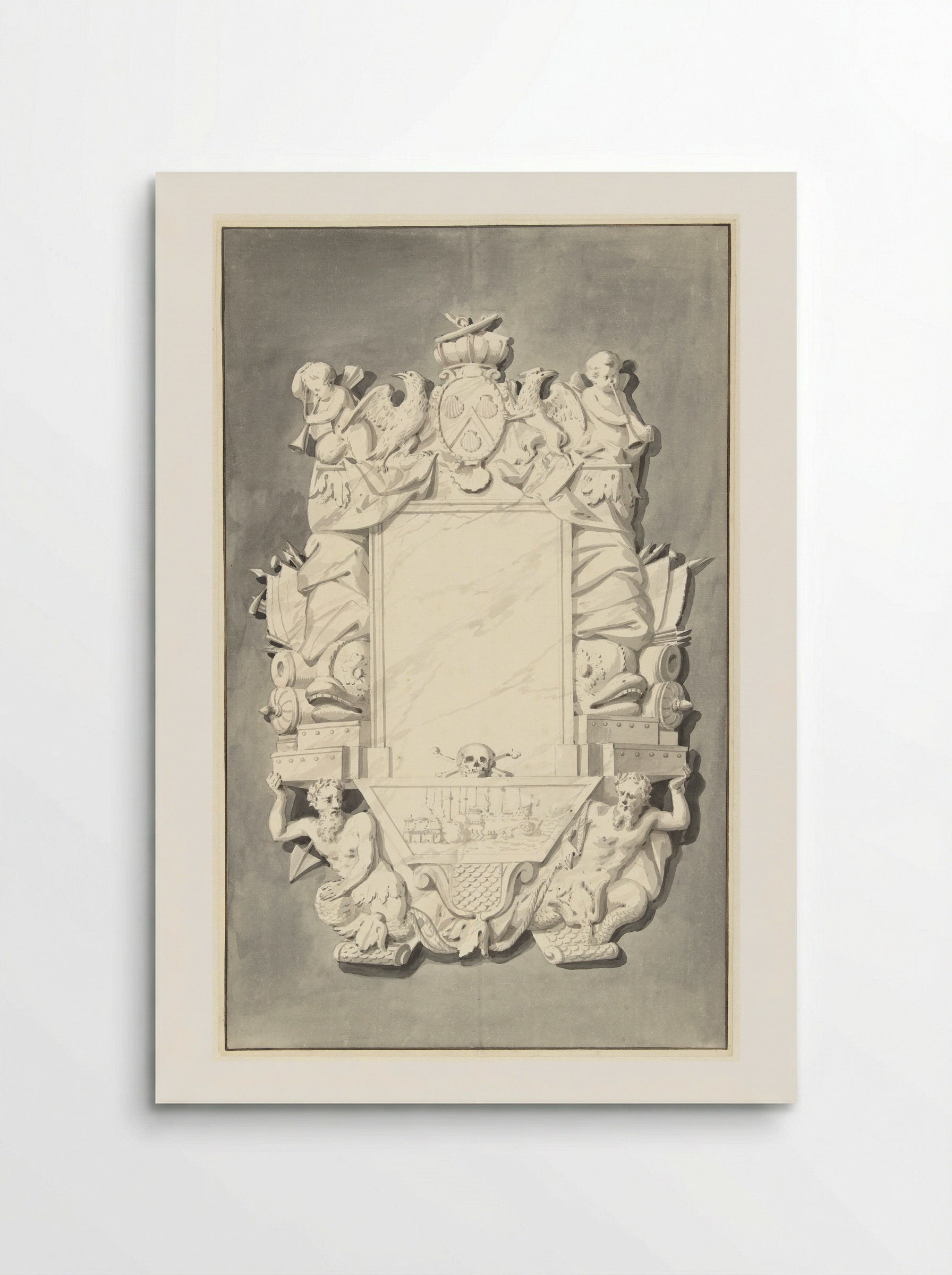 Grafmonument van Anthony Pieterson - Gerrit Lamberts - Poster