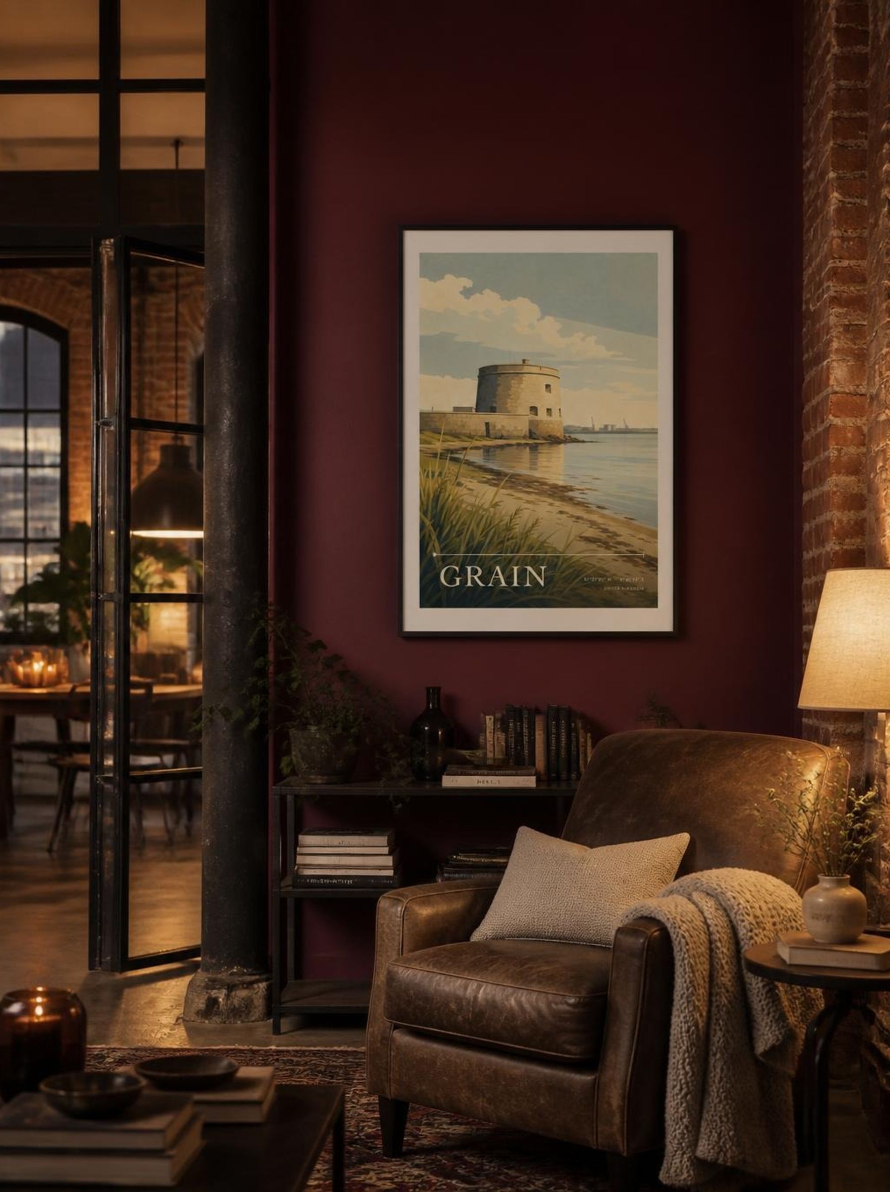 Grain United Kingdom Travel Poster - Lifestyle