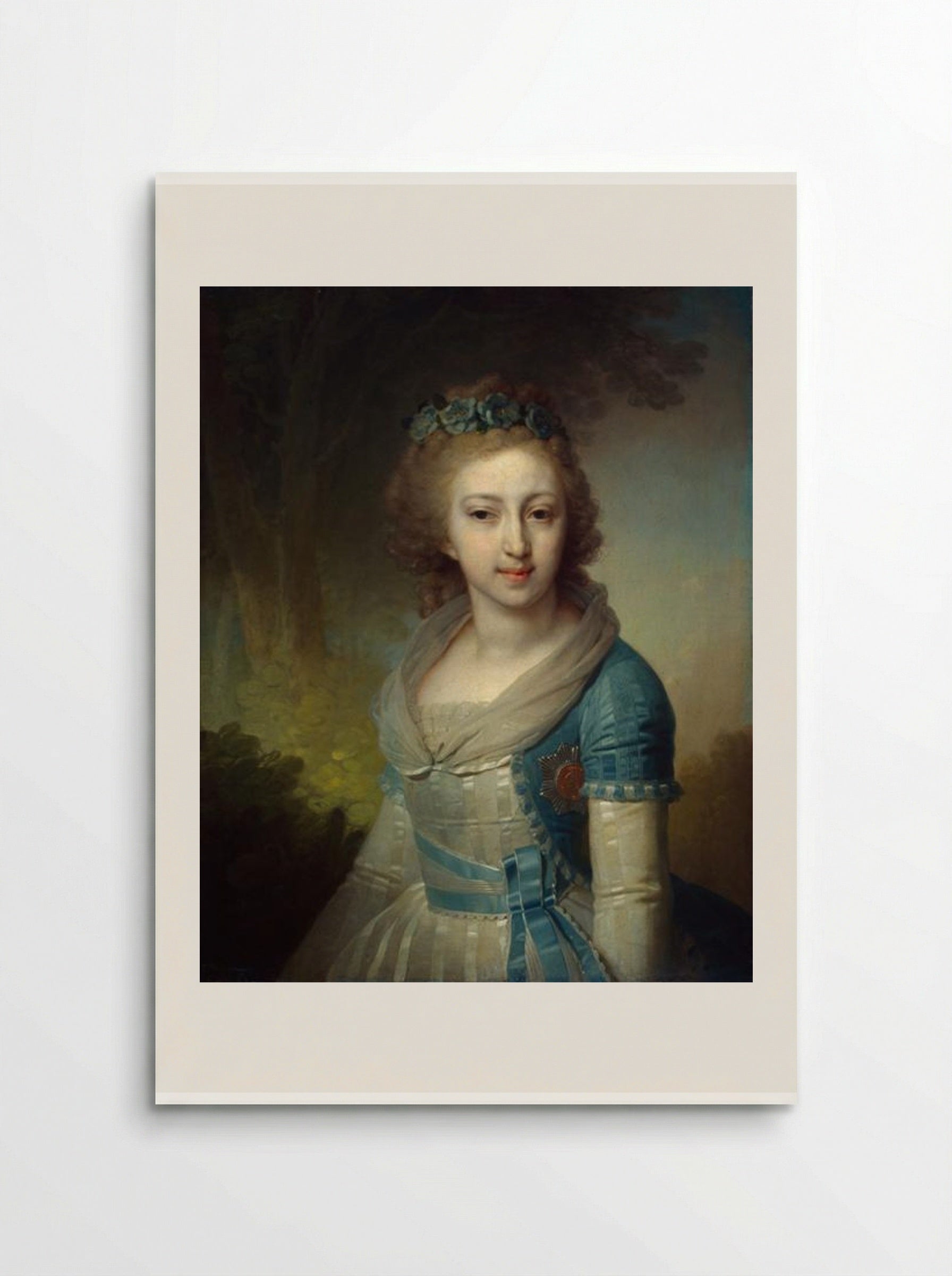 Grand Duchess Elena Pavlovna of Russia - Vladimir Borovikovsky - Poster
